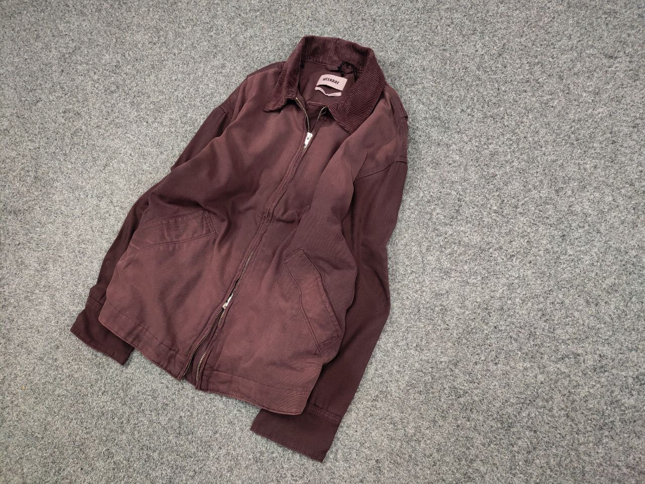 Weekday Weekday ayla twill Jacket Vintage Dark Fabric Faded Style Size US S / EU 44-46 / 1 - 3 Thumbnail