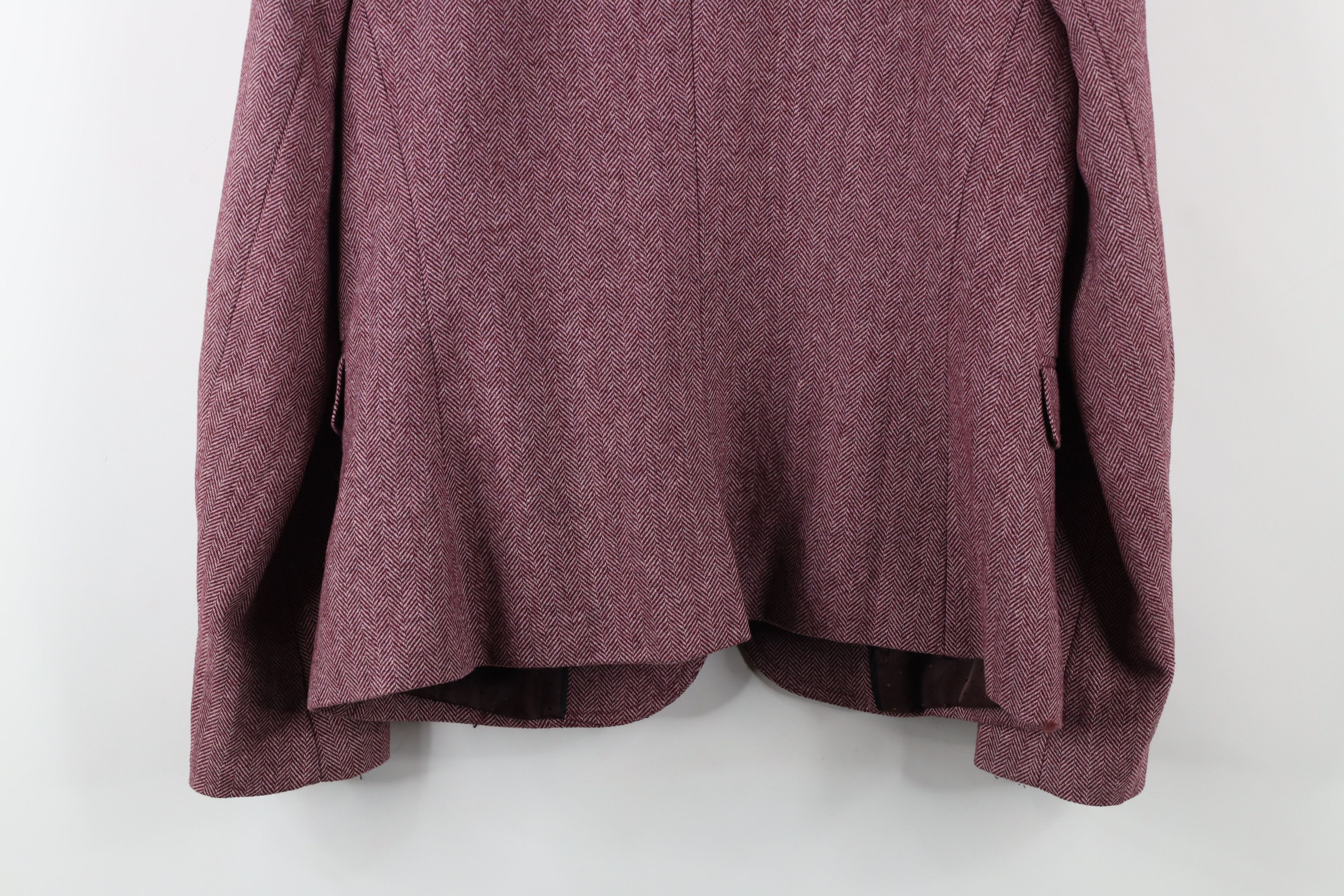 Banana Republic × Vintage Banana Republic Herringbone Academy Blazer Suit Jacket Beet Size L / US 10 / IT 46 - 12 Thumbnail