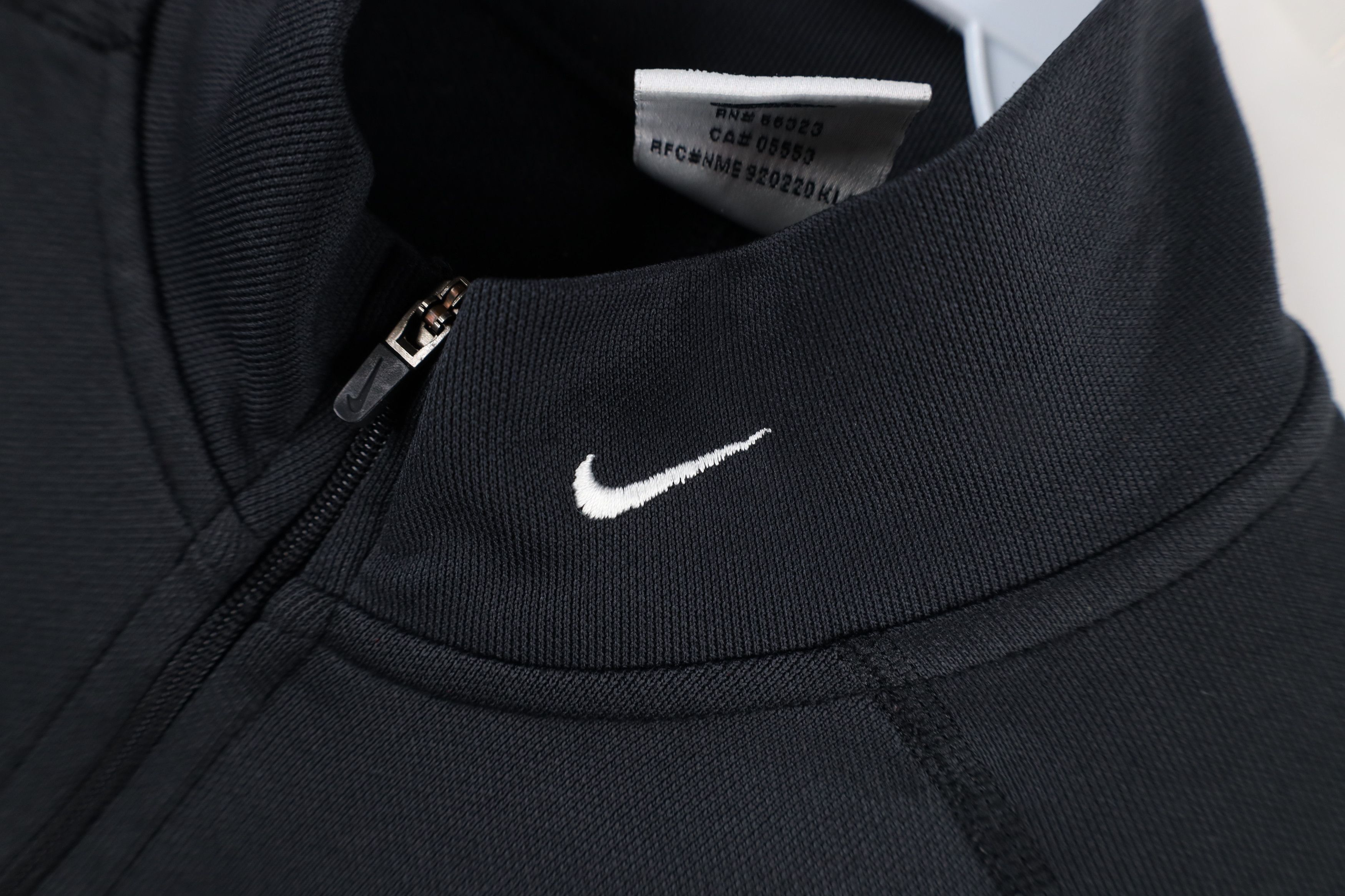 Nike × Vintage Vintage 90s Nike Mini Swoosh Half Zip Knit Top Jacket USA Size L / US 10 / IT 46 - 4 Thumbnail