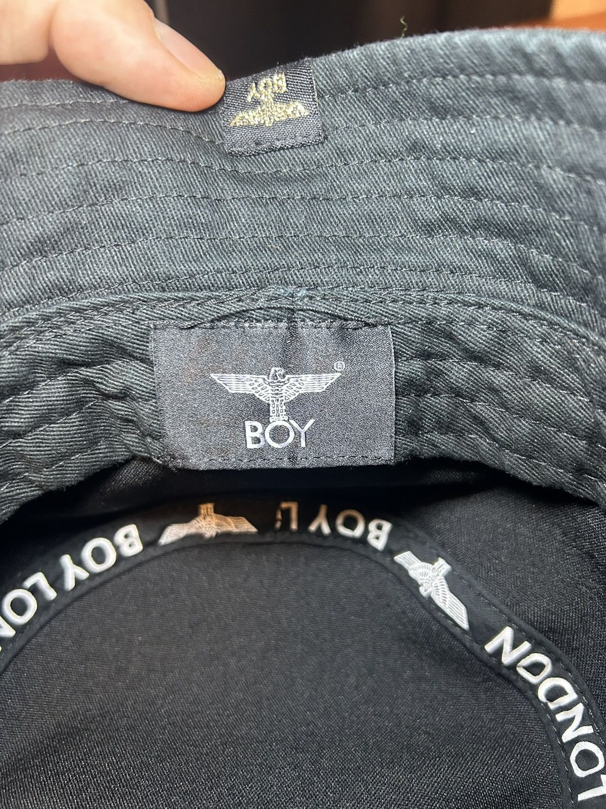 Boy London Boy London Stitch Logo Bucket Hat Size ONE SIZE - 3 Thumbnail