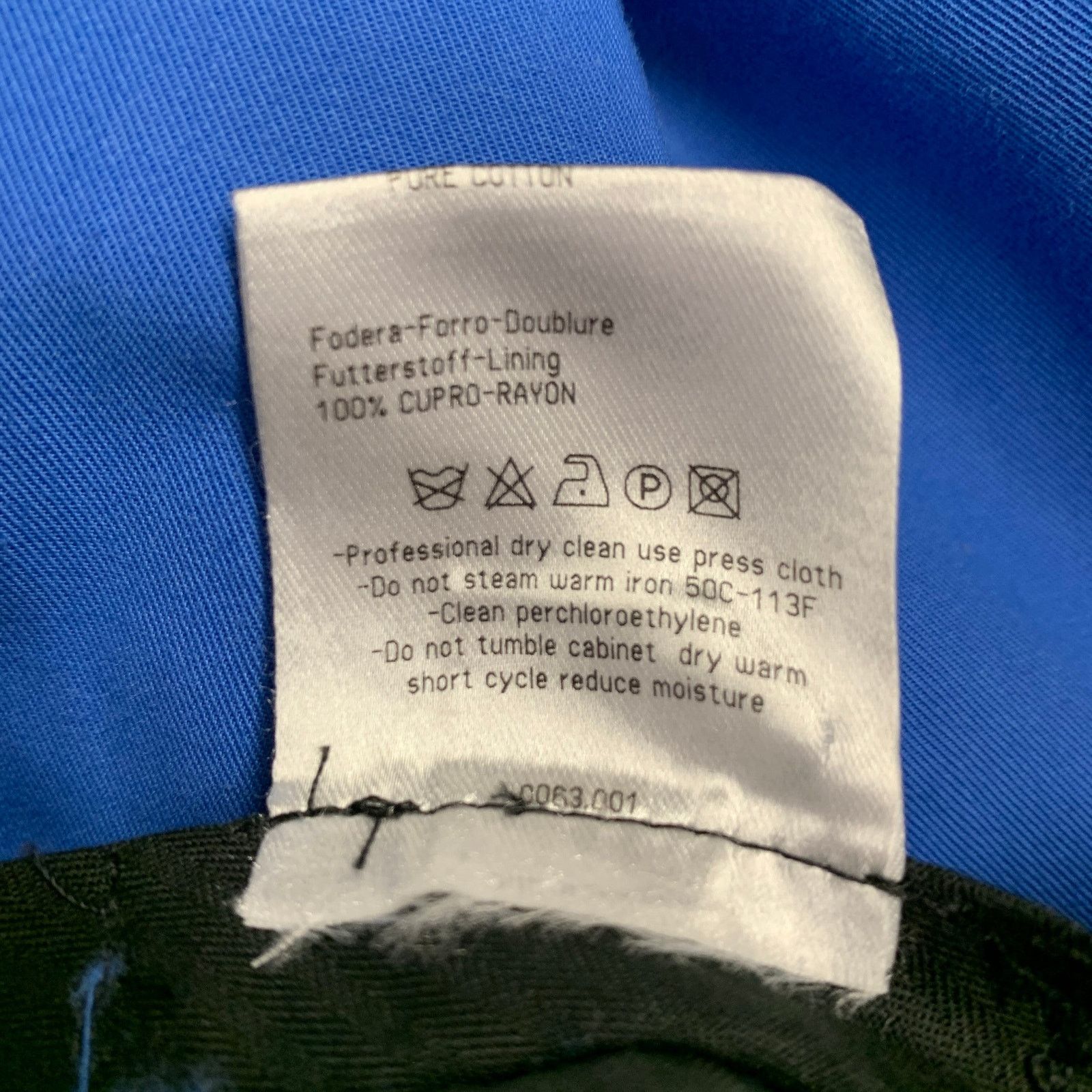 Calvin Klein Size 31 Blue Cotton Flat Front Dress Pants Size US 31 - 4 Thumbnail
