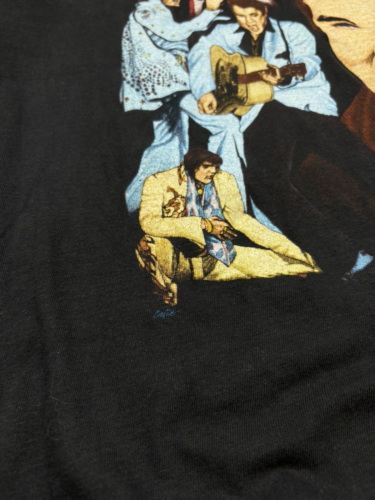 Band Tees Vintage Band Tee 90’s Elvis Presley Portreits Photo T-shirt Size US L / EU 52-54 / 3 - 6 Thumbnail