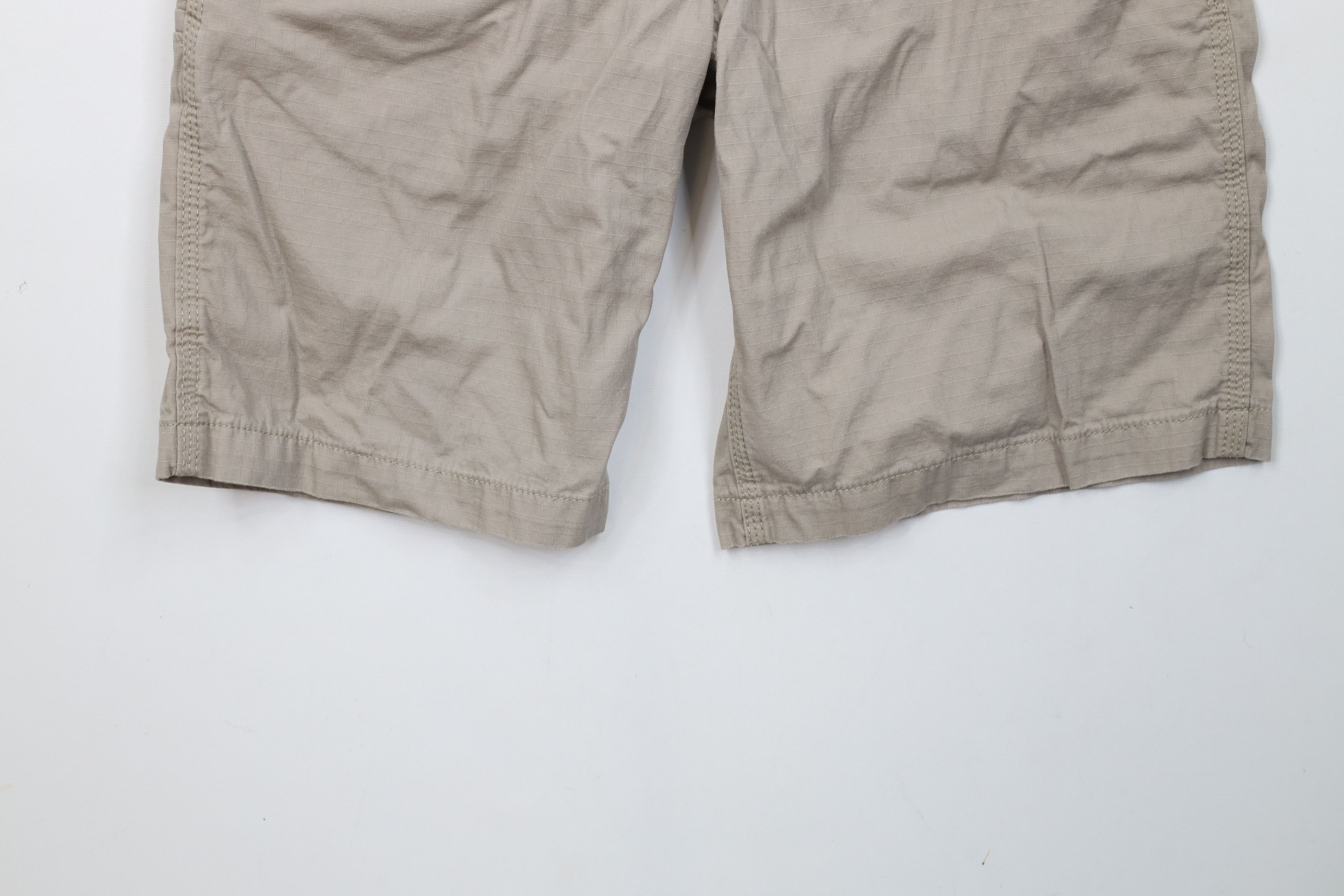 Carhartt × Vintage Vintage Carhartt Relaxed Fit Ripstop Dungaree Shorts Size US 30 / EU 46 - 4 Thumbnail