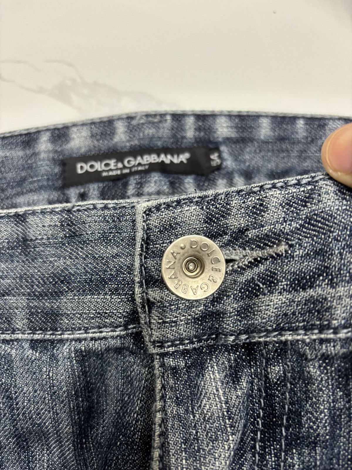Dior Claw Mark Dolce & Gabbana Distressed Denim Jeans Size US 40 / EU 56 - 10 Thumbnail