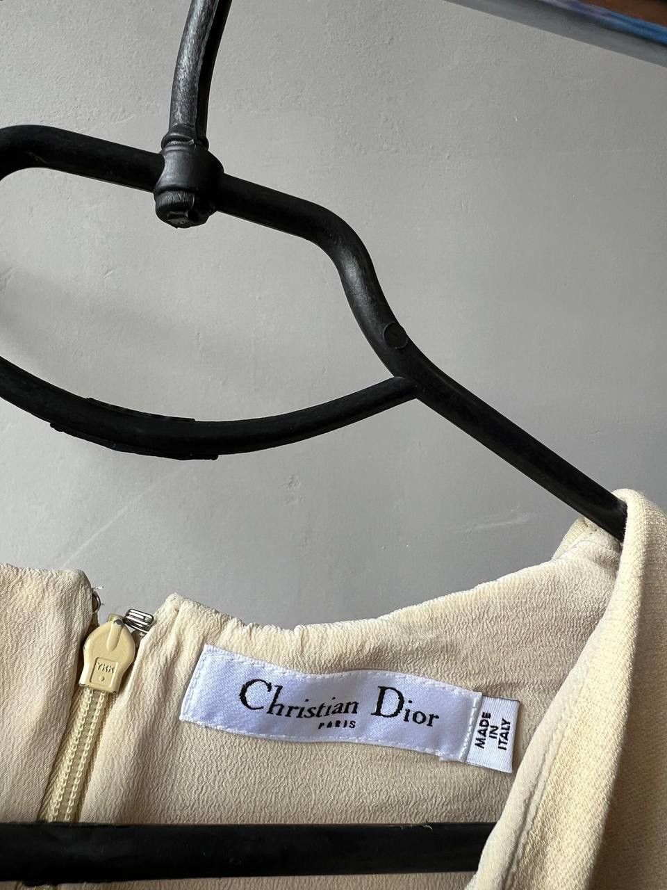 Grailed CHRISTIAN DIOR WOOL/SILK ASYMMETRICAL ARCHIVAL MID DRESS Us4 Size S / US 4 / IT 40 - 12 Thumbnail