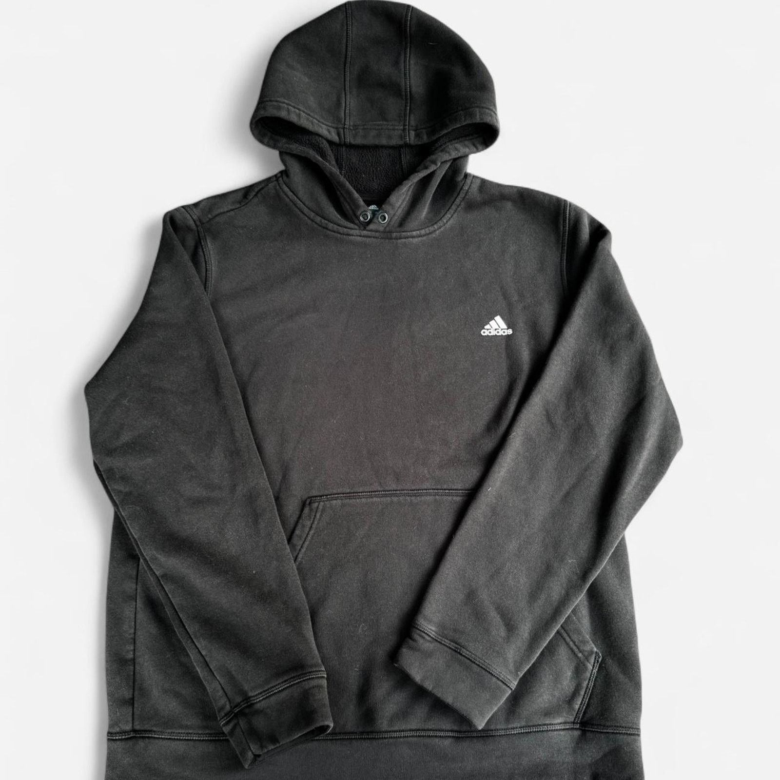 Adidas Black Adidas Hoodie Size US XL / EU 56 / 4 - 1 Thumbnail