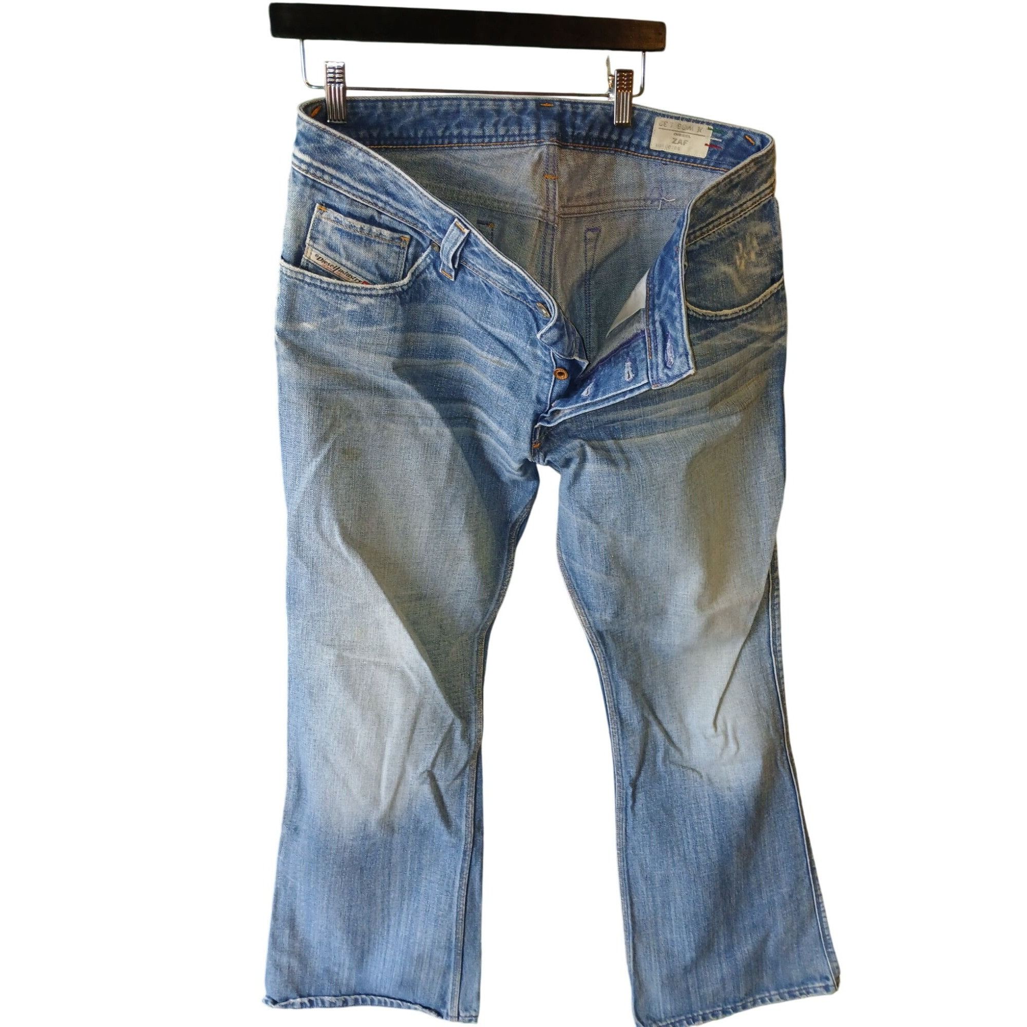 Other Diesel ZAF 96 Blue Denim Jeans Made In Italy - JK12-ah Size US 36 / EU 52 - 1 Thumbnail