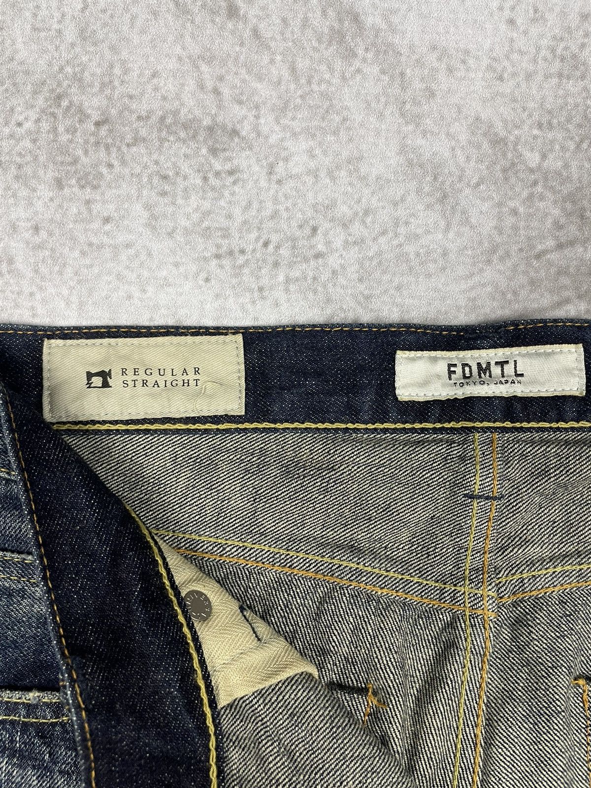 FDMTL × Japanese Brand FDMTL Figure Denim Selvedge 1 Year Wash Size US 30 / EU 46 - 6 Thumbnail