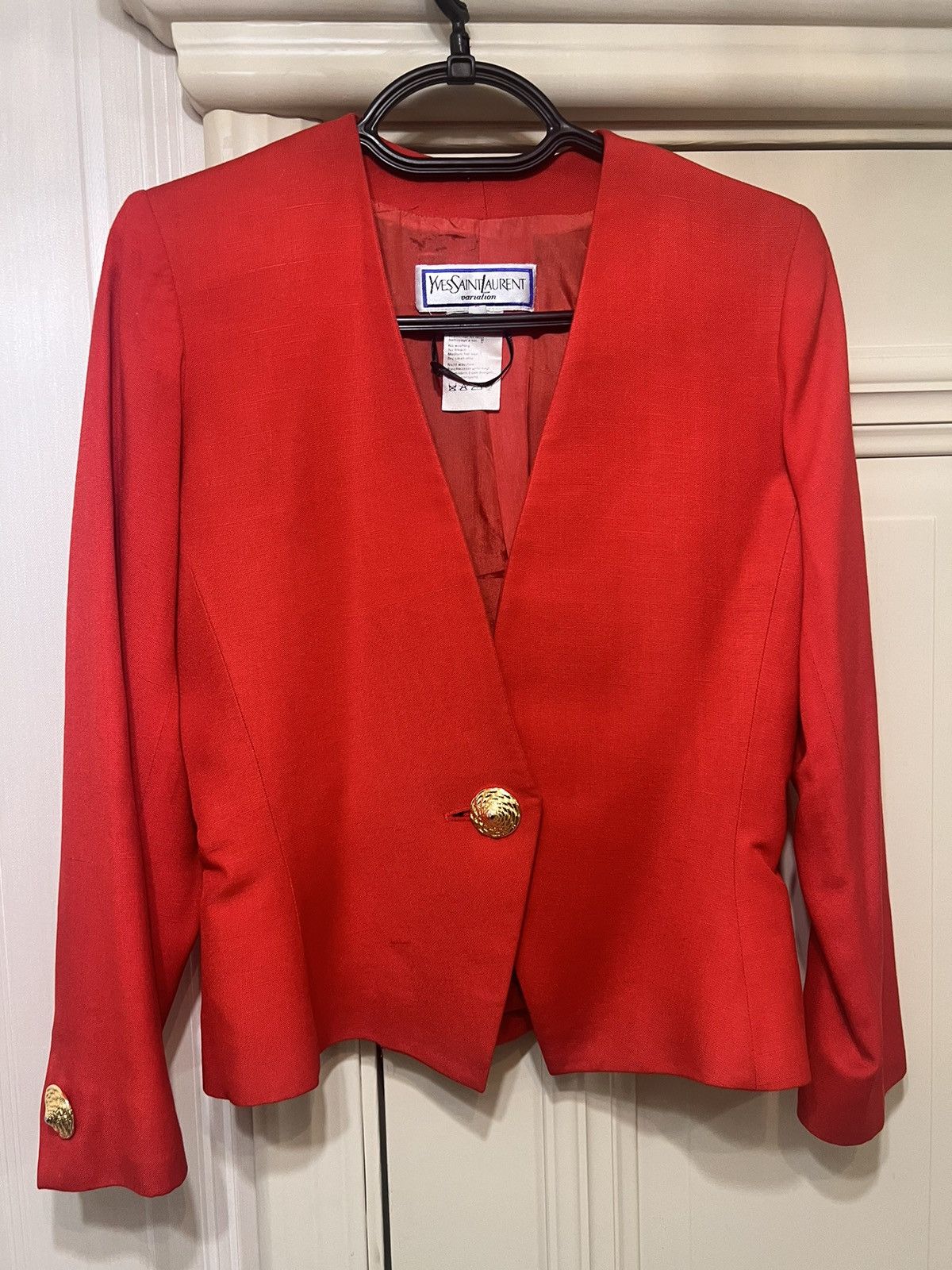 Yves Saint Laurent Jacket Yves Saint Laurent Size S / US 4 / IT 40 - 4 Thumbnail