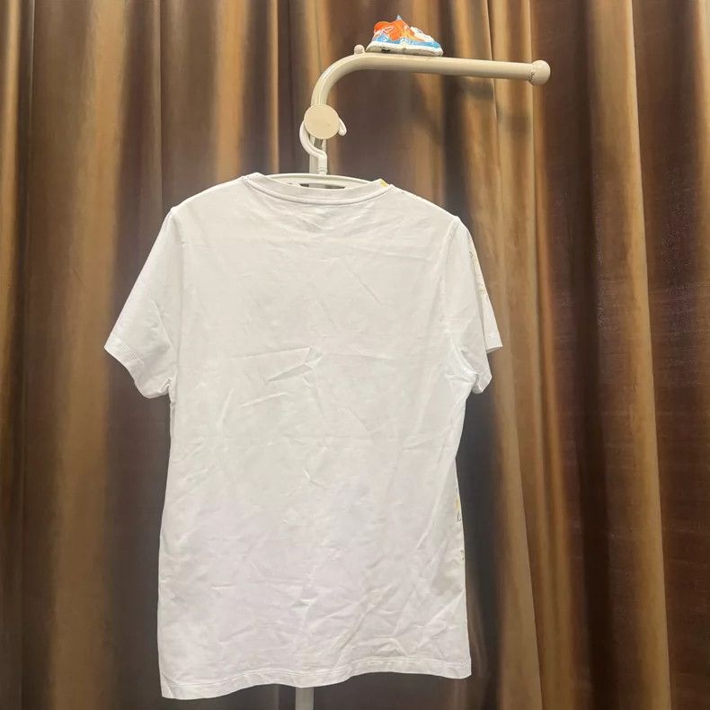 Loewe LOEWE Black embroidered logo pattern white floral short sl Size M / US 6-8 / IT 42-44 - 2 Thumbnail