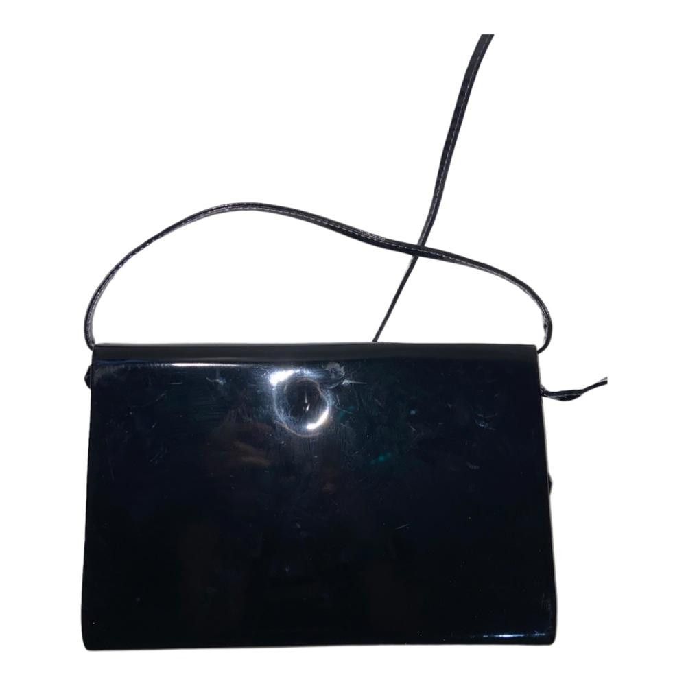 Designer Patent Faux Leather Clutch/Hand Bag Size ONE SIZE - 2 Thumbnail
