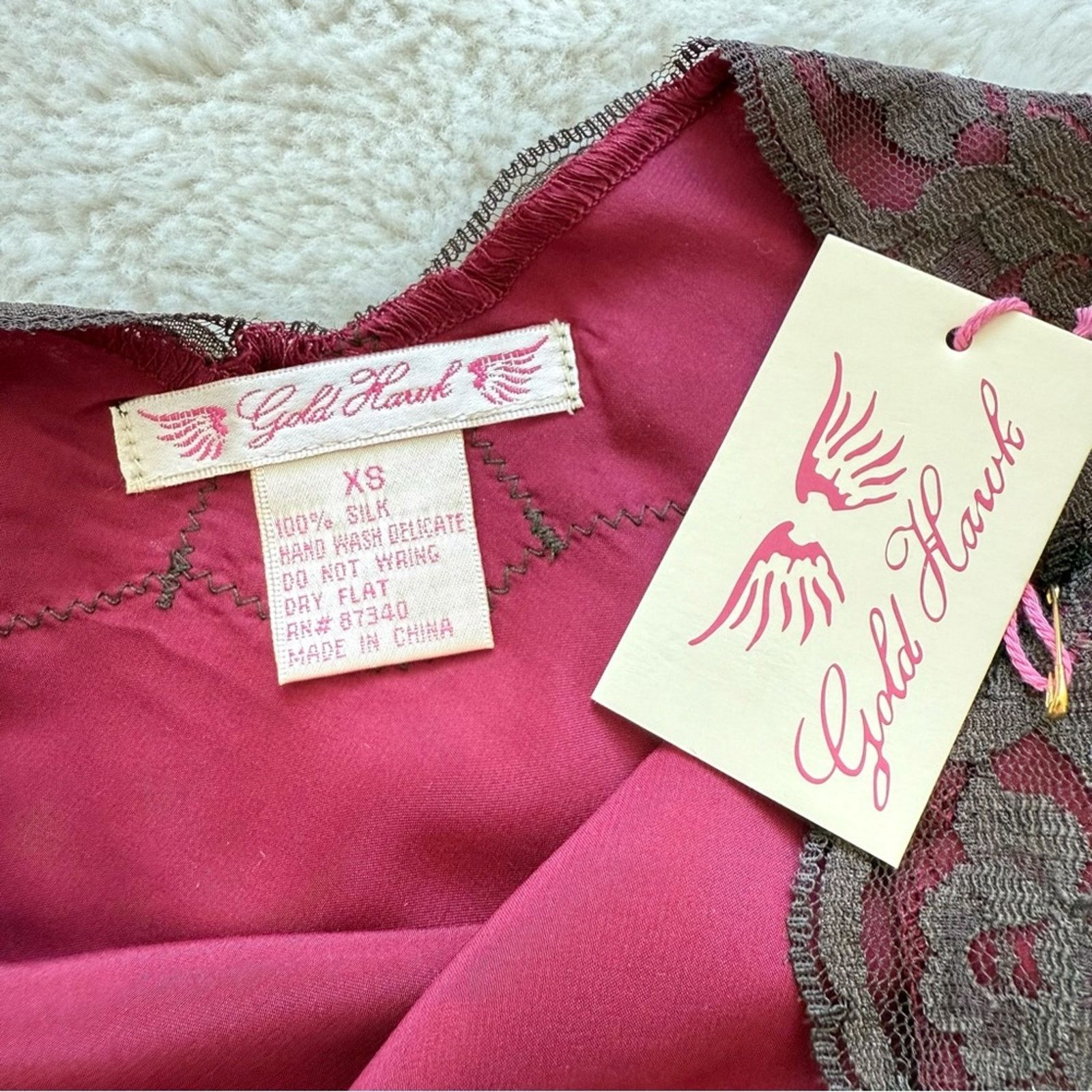 Other NWT!!! Gold Hawk women silk camisole XS Retail 160$ Size XS / US 0-2 / IT 36-38 - 4 Thumbnail