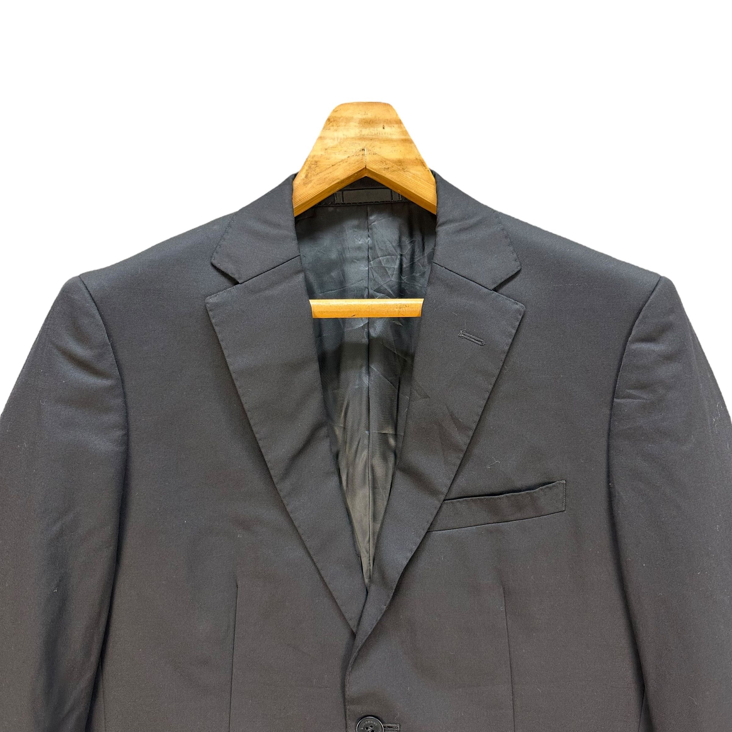Burberry BURBERRY BLACK LABEL Wool Suit Jacket 36L #A63-1521 Size 36R - 2 Thumbnail