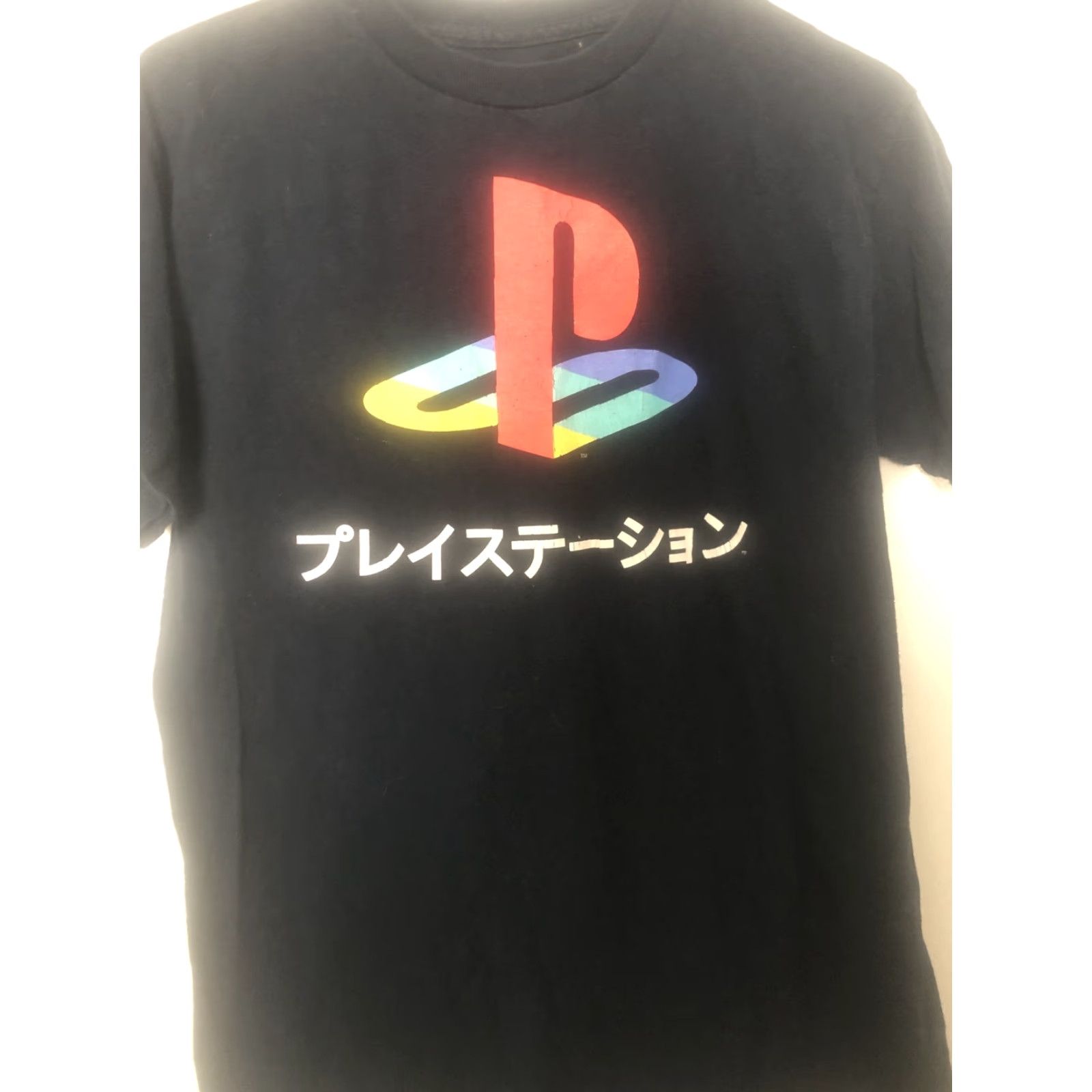 Etro PlayStation T-Shirt Adult M Black 90s Gamer Video Games Logo Crew Neck Short Sleeve Men's Modern Classic Retro Size US M / EU 48-50 / 2 - 2 Thumbnail