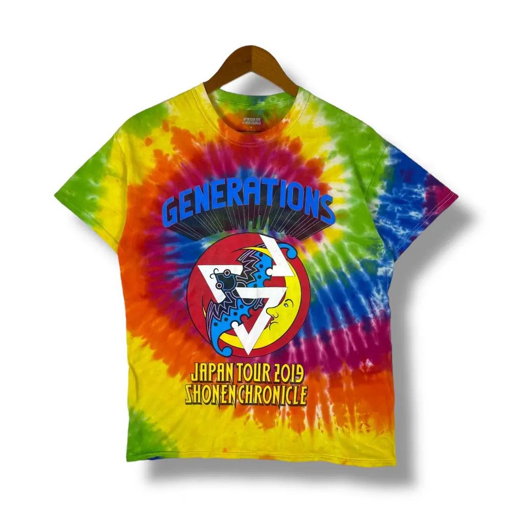 Band Tees GENERATIONS Japan Tour 2019 Shonen Chronicle Tye Dye Tee Size US M / EU 48-50 / 2 - 1 Thumbnail