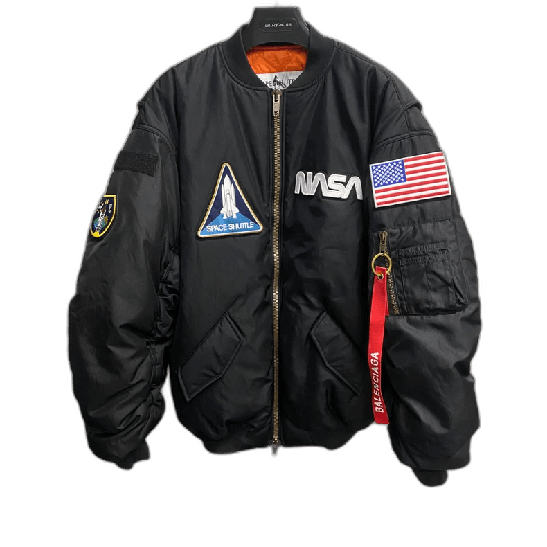 Balenciaga Balenciaga NASA Embroidered MA-1 Jacket Size US M / EU 48-50 / 2 - 1 Thumbnail