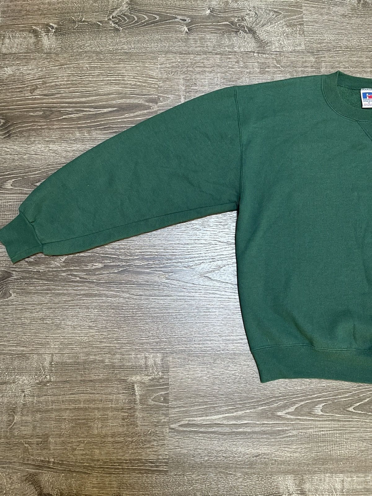 Russell Athletic × Vintage Vintage Russell Athletic Forest Green Crewneck Sweatshirt Size US M / EU 48-50 / 2 - 6 Thumbnail