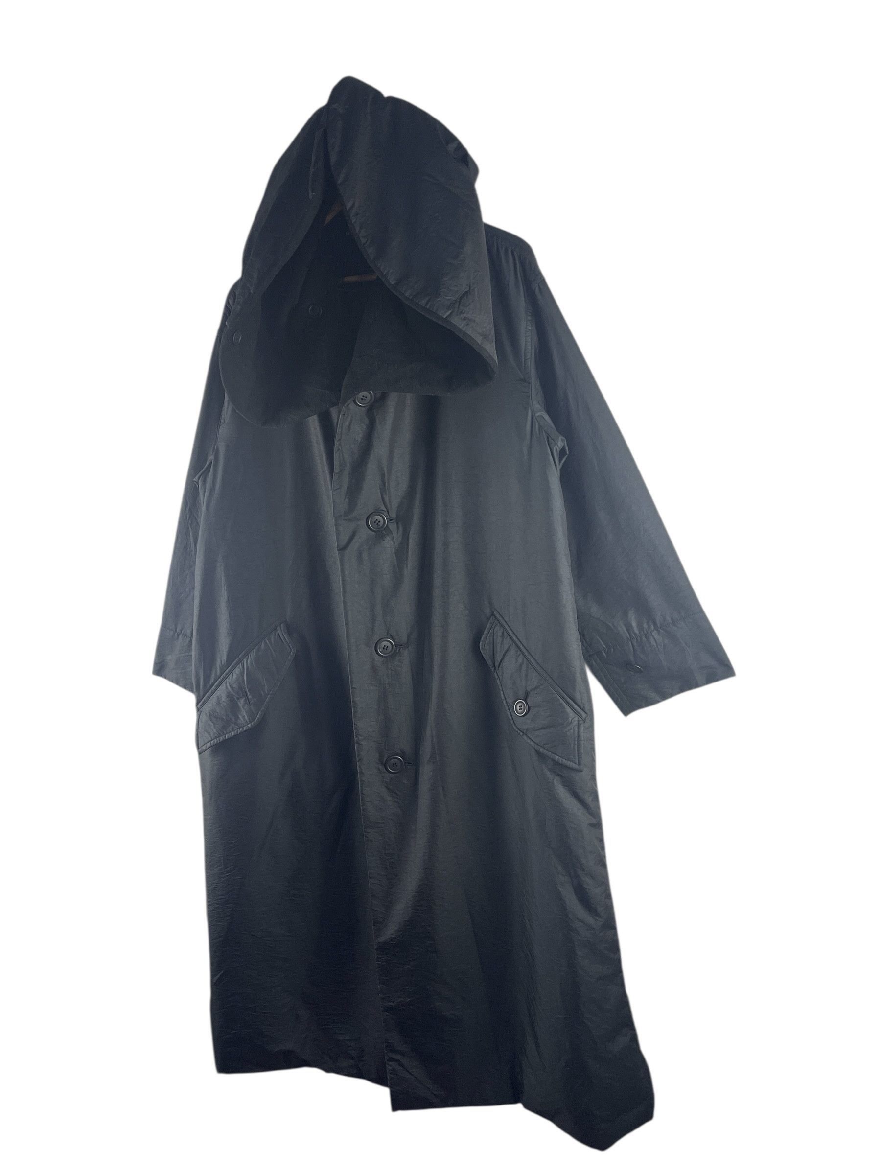 Issey Miyake Vintage Issey Miyake Windcoat Long Coat Hooded Jacket Size US M / EU 48-50 / 2 - 6 Thumbnail