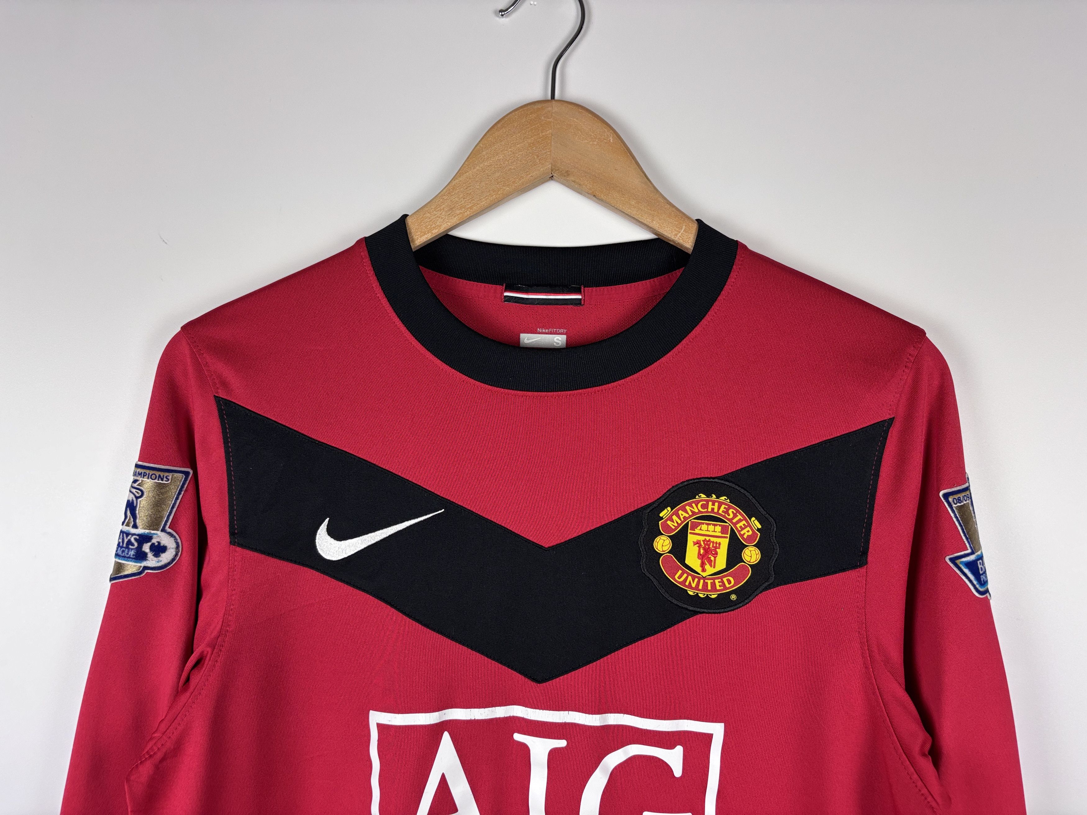 Nike Manchester United 2009-10 Football Longsleeve Nike Jersey Size US S / EU 44-46 / 1 - 2 Thumbnail