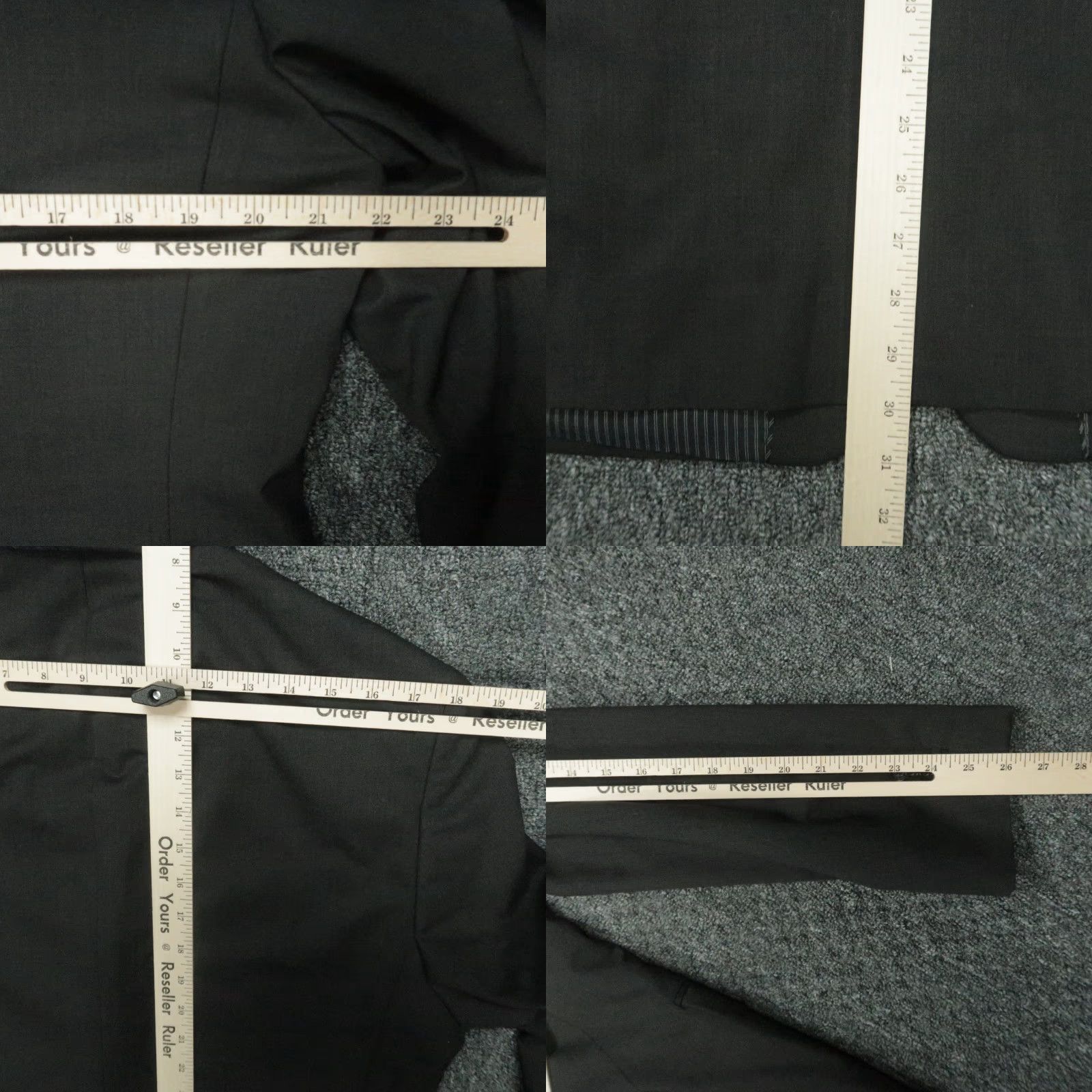Banana Republic Banana Republic Blazer Men 42L Dark Charcoal Wool Slim Fit Sport Coat Size 42R - 9 Thumbnail
