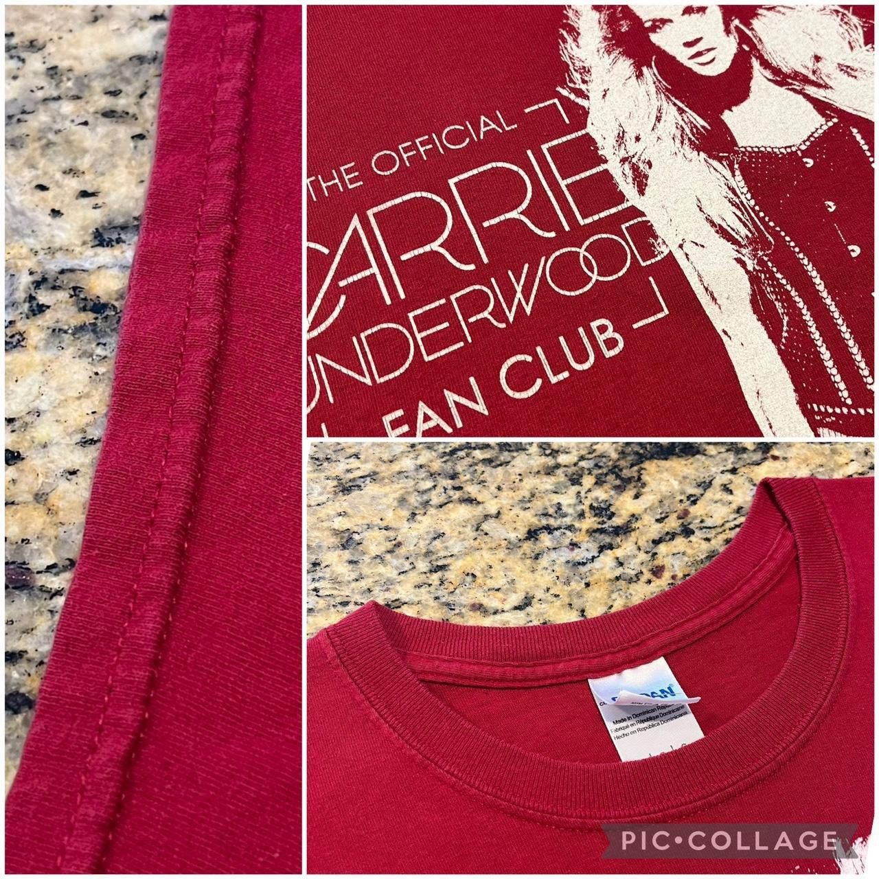 Band Tees × Gildan Gildan Carrie Underwood Fan Club Country Music Tshirt Size US L / EU 52-54 / 3 - 3 Thumbnail