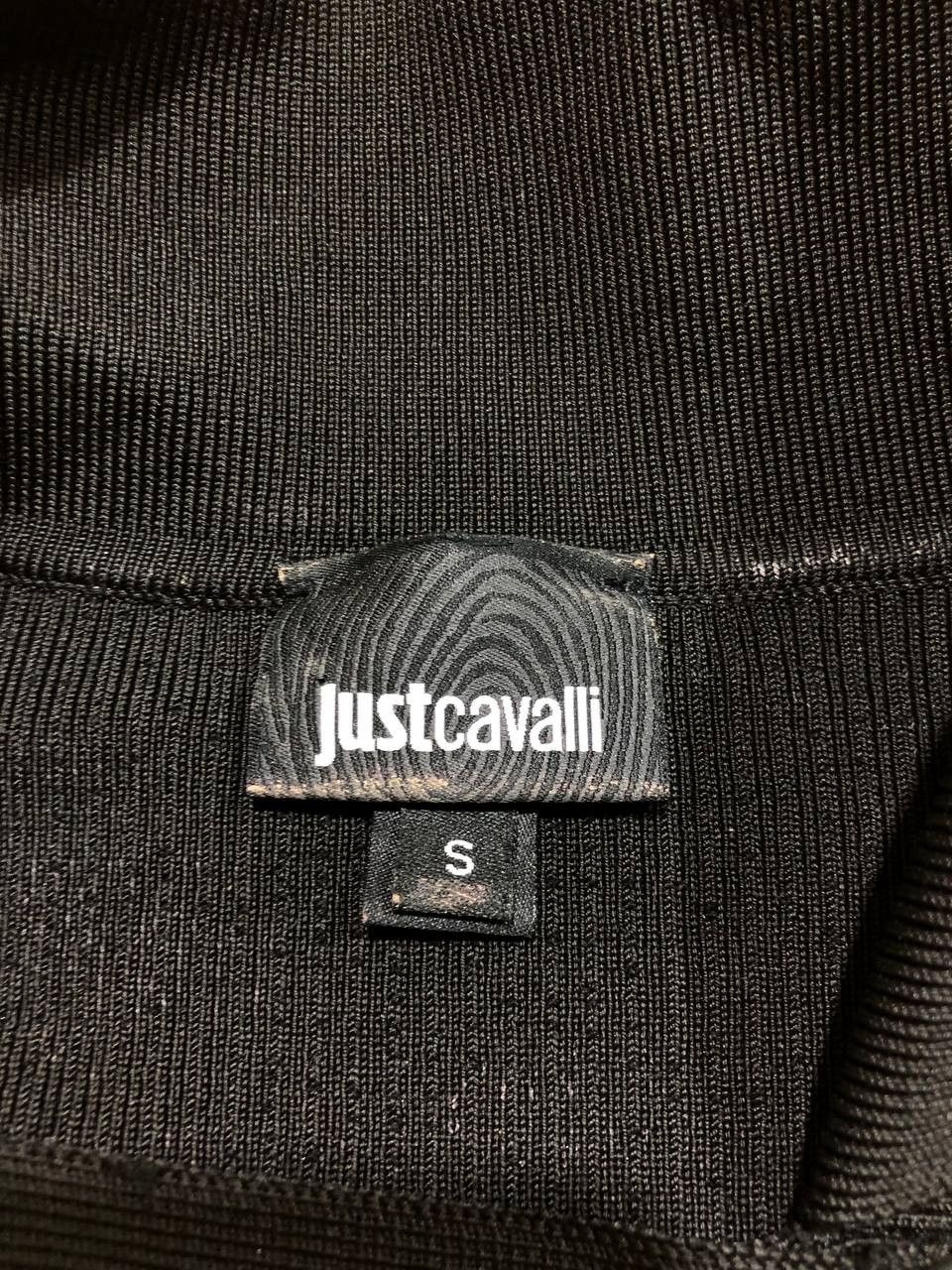 Just Cavalli Just Cavalli Vintage Women's Black zip up Cardigan Size S / US 4 / IT 40 - 2 Thumbnail