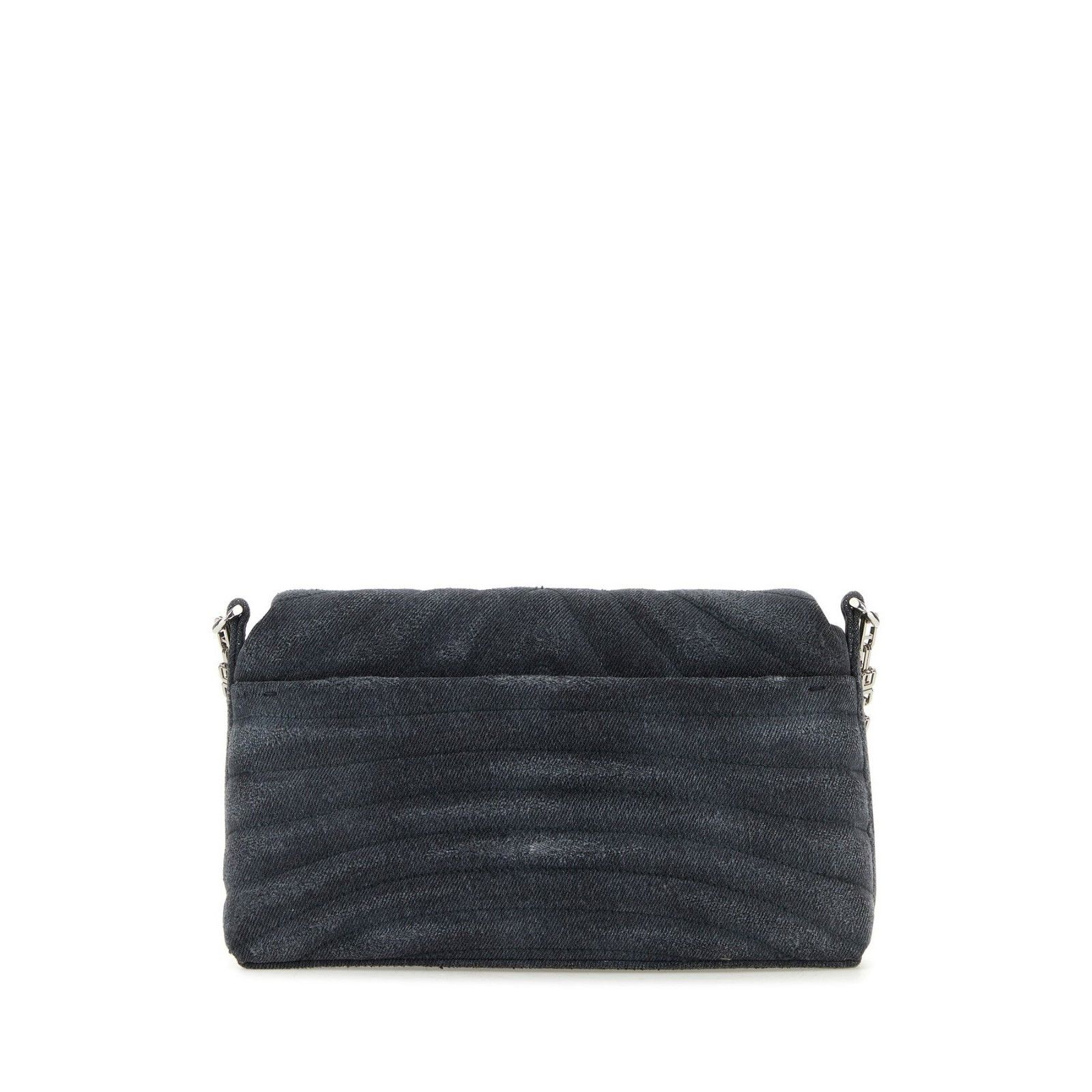 Givenchy GIVENCHY 4G Black Washed Denim Shoulder Bag New And Authenti Size ONE SIZE - 3 Thumbnail