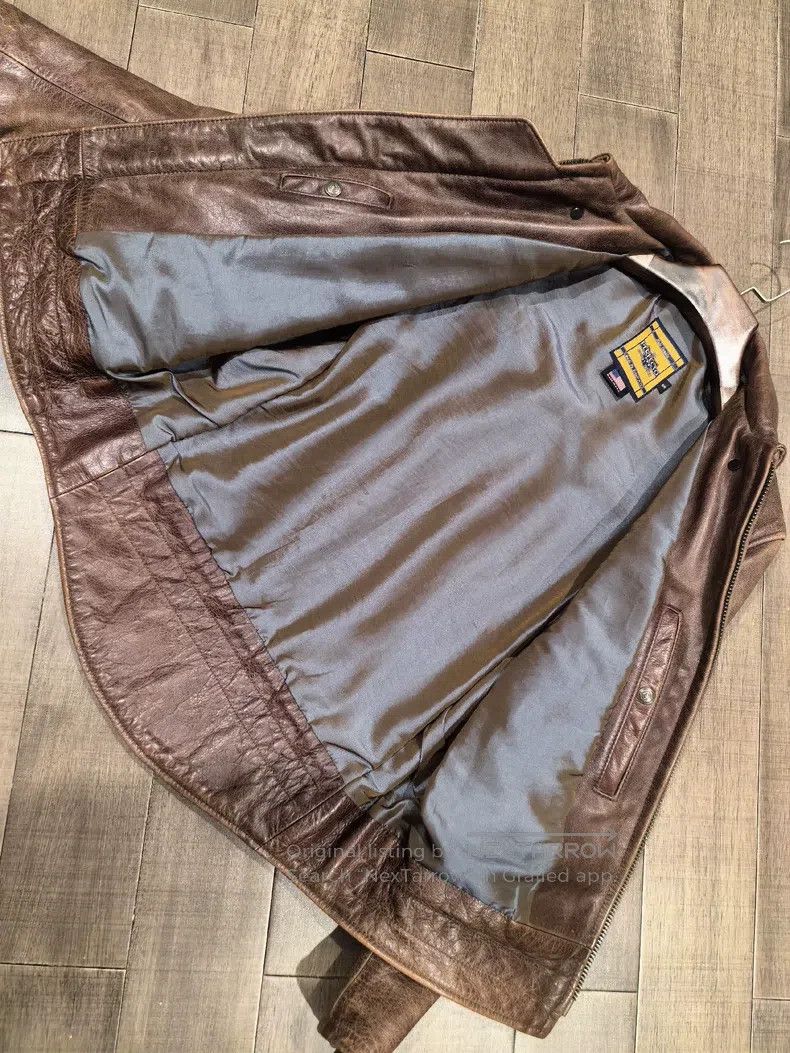 Schott Vintage matte cowhide motorcycle jacket
