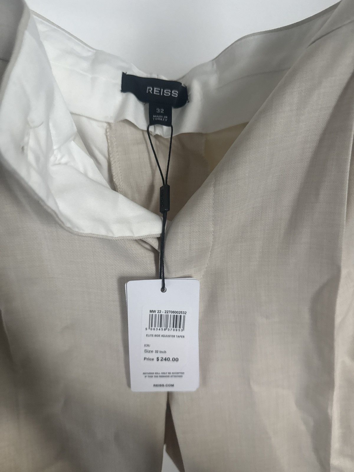 Reiss Reiss Side Tab Trousers Size US 32 / EU 48 - 2 Thumbnail