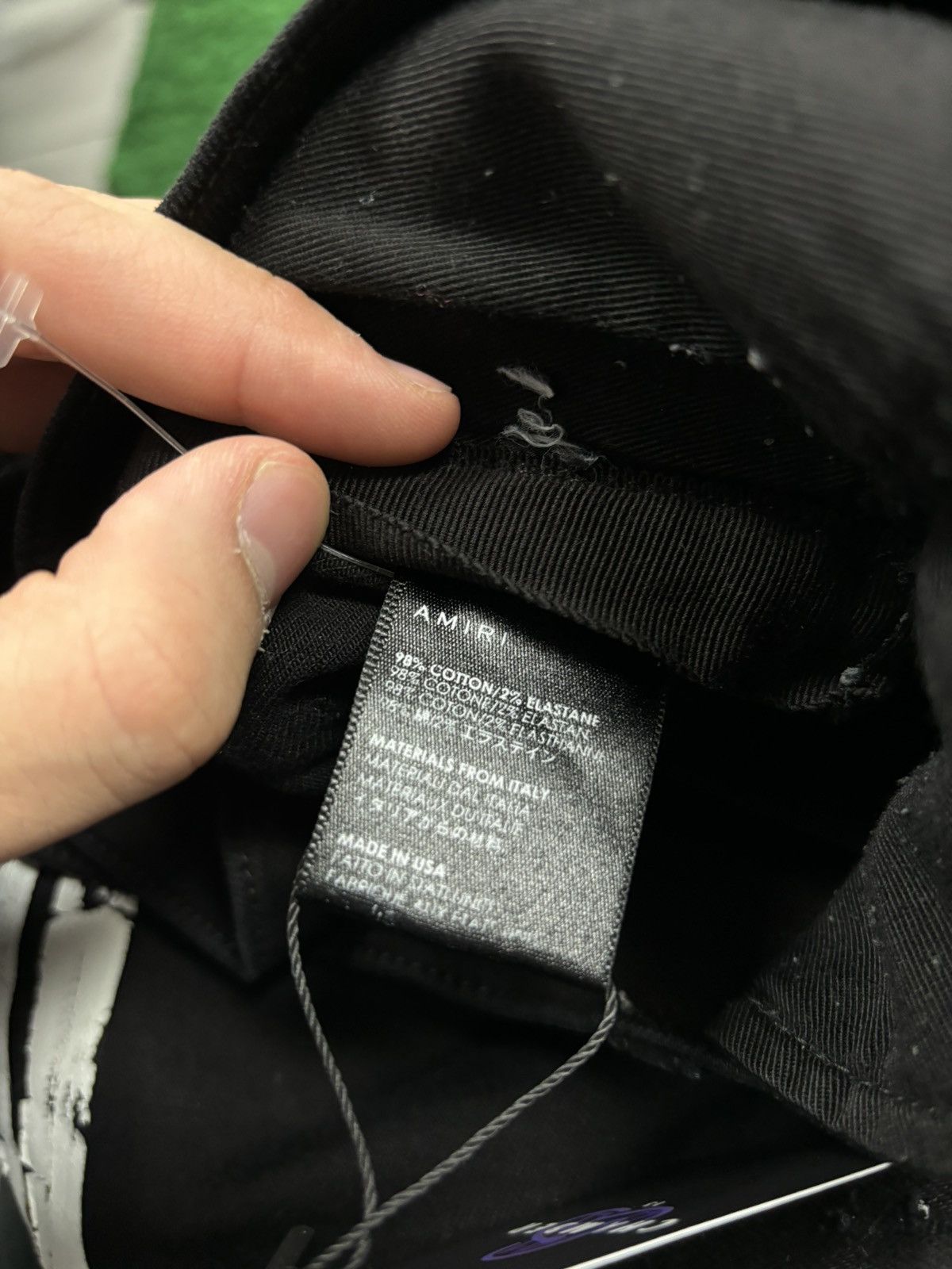 Amiri Amiri black white stripe 34 Size US 34 / EU 50 - 3 Thumbnail