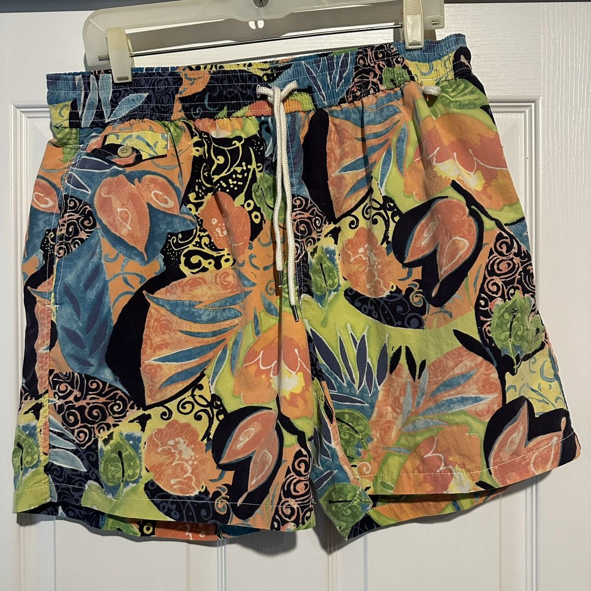Polo Ralph Lauren Polo Ralph Lauren Hawaiian Floral Print Swim Shorts Large Size US 38 / EU 54 - 2 Thumbnail