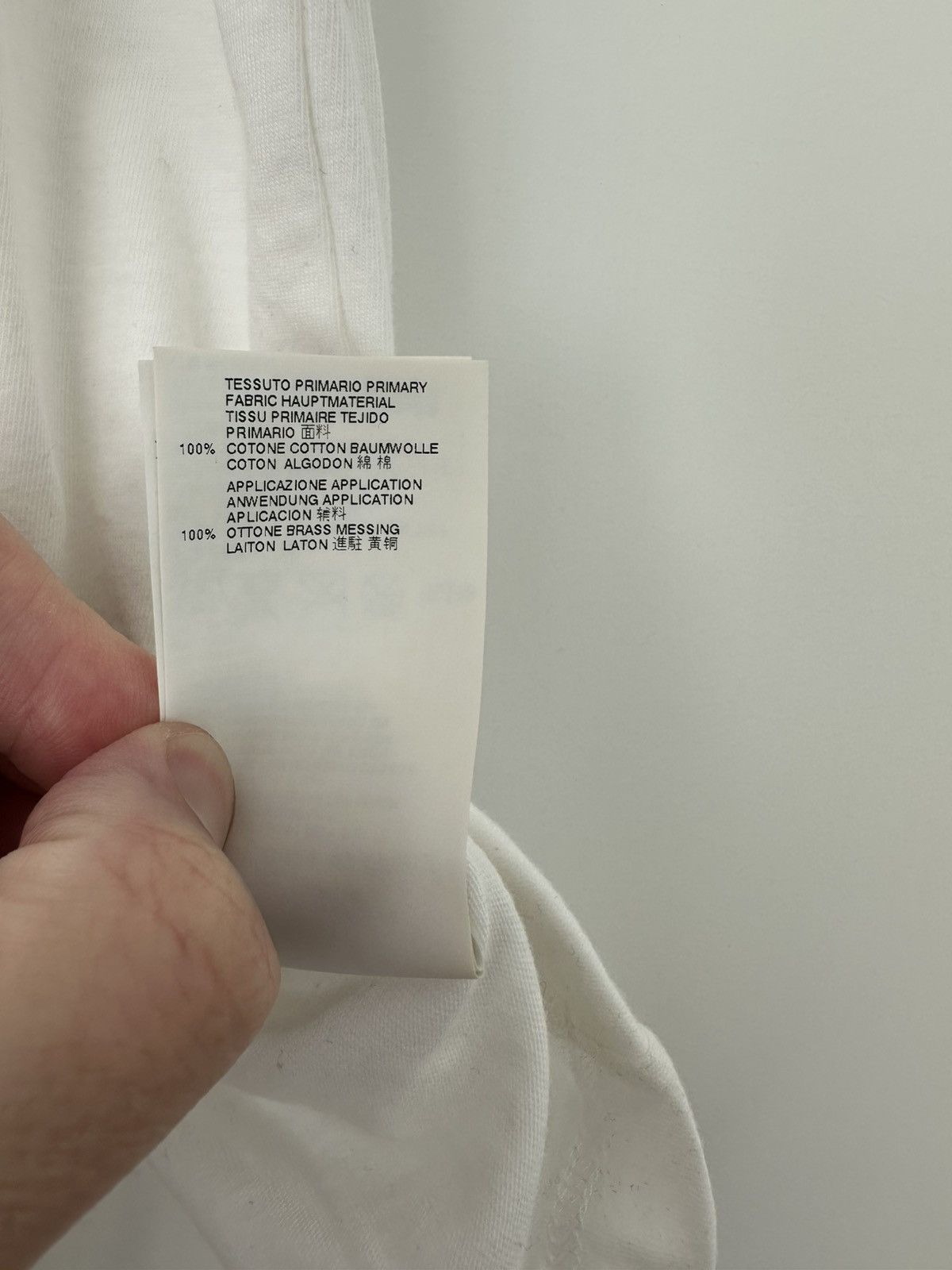 Margiela Short t-shirt with chain details