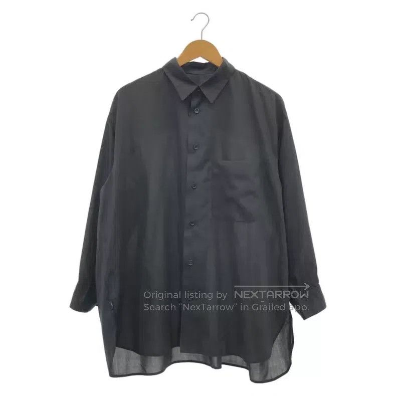 Issey Miyake Issey Miyake Black Long Sleeve Shirt Size US M / EU 48-50 / 2 - 1 Thumbnail