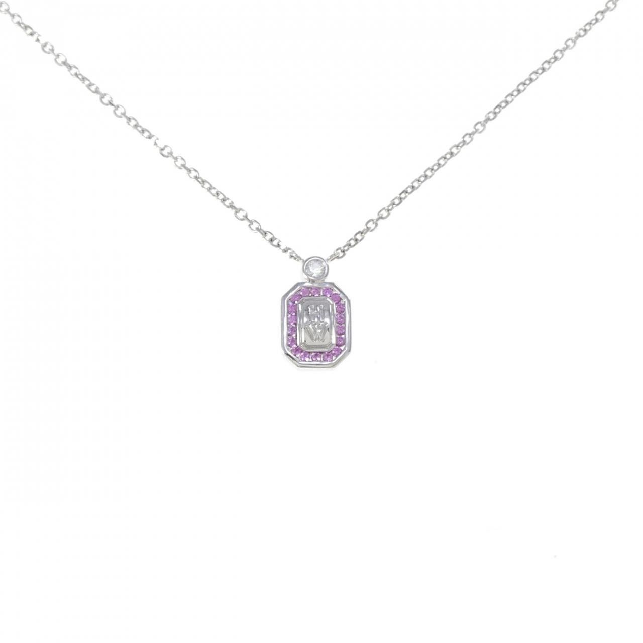 Harry Winston Harry Winston Harry Winston HW Logo Platinum Necklace Metal Necklace PEPSPRD16HWL DUTY FREE for USA Size ONE SIZE - 1 Thumbnail