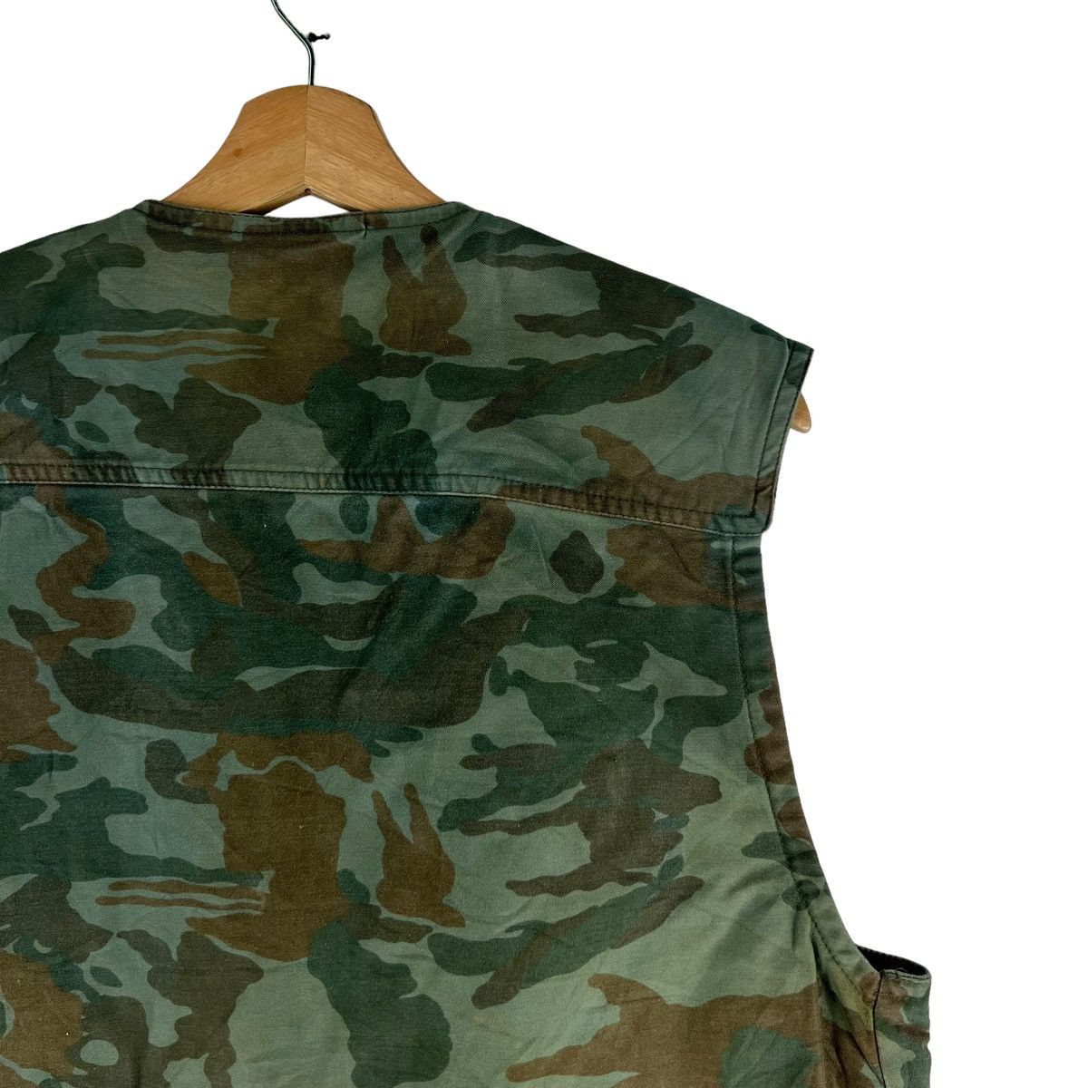 Japanese Brand 🔥VINTAGE BIKER VEST UTILITY MULTI POCKET CARGO RUCK DAM Size US L / EU 52-54 / 3 - 5 Thumbnail