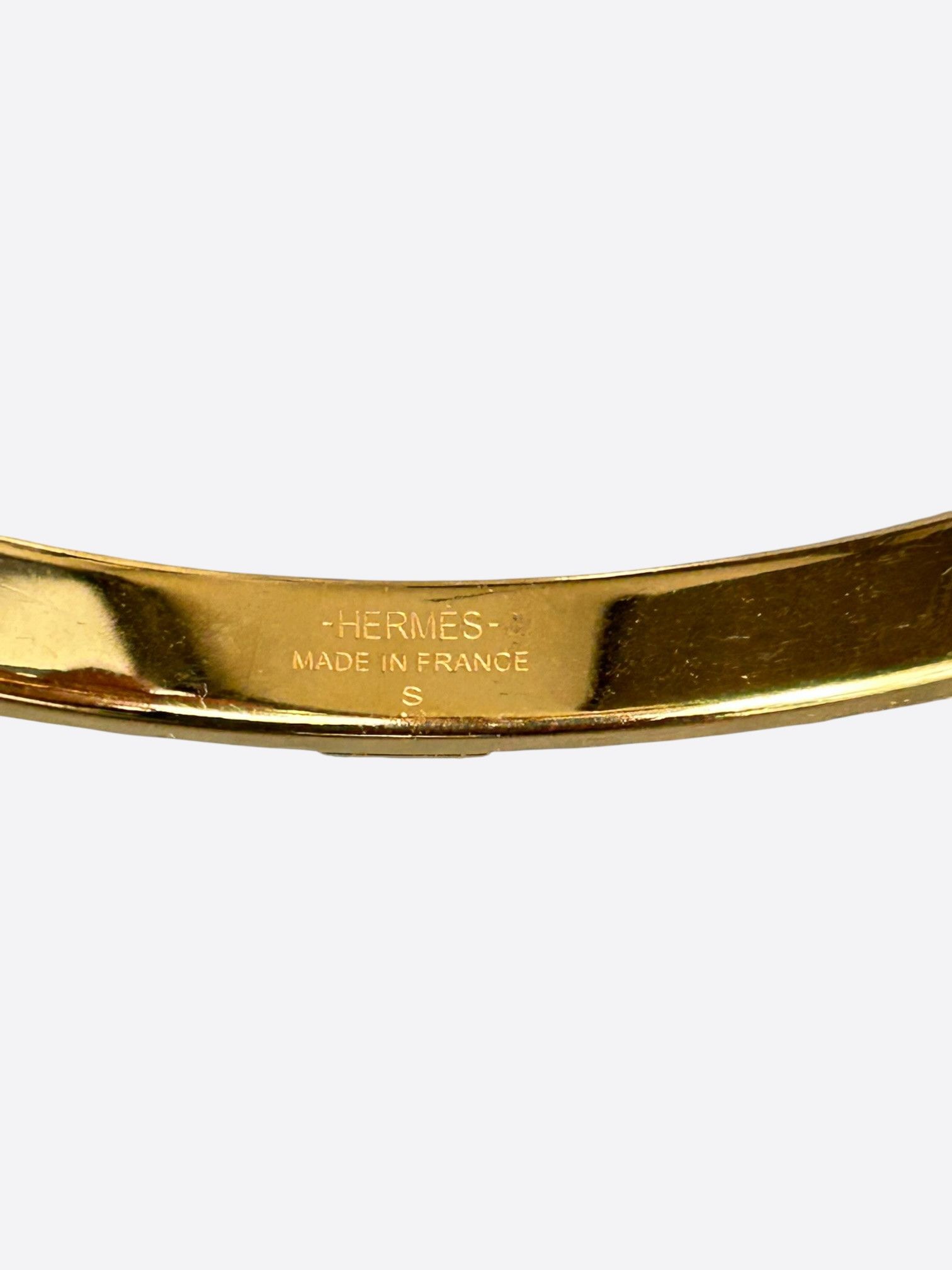 Hermes Hermes Gold & Beige Lizard Kawaii Bracelet Size ONE SIZE - 3 Thumbnail