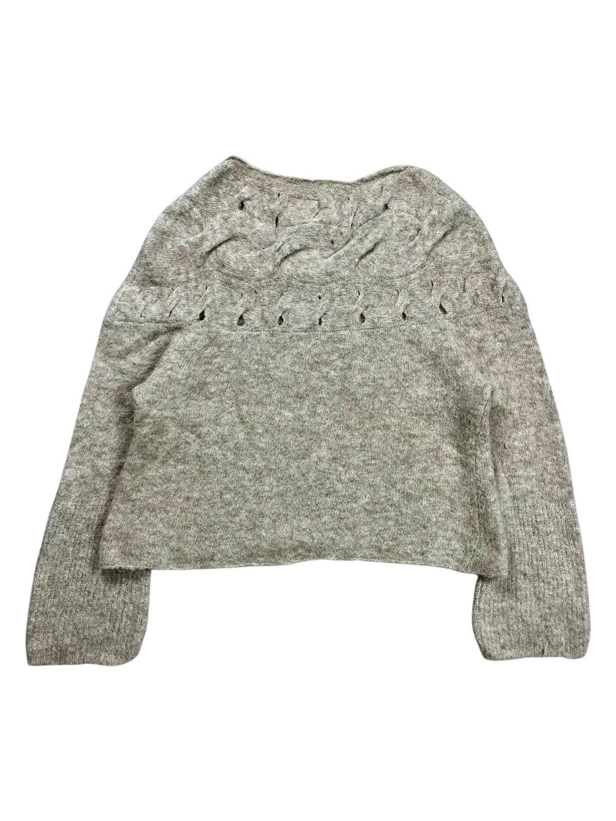If Six Was Nine 2000s Shimamura Tokyo - Apocalypse Style Alpaca Top Size US M / EU 48-50 / 2 - 2 Thumbnail