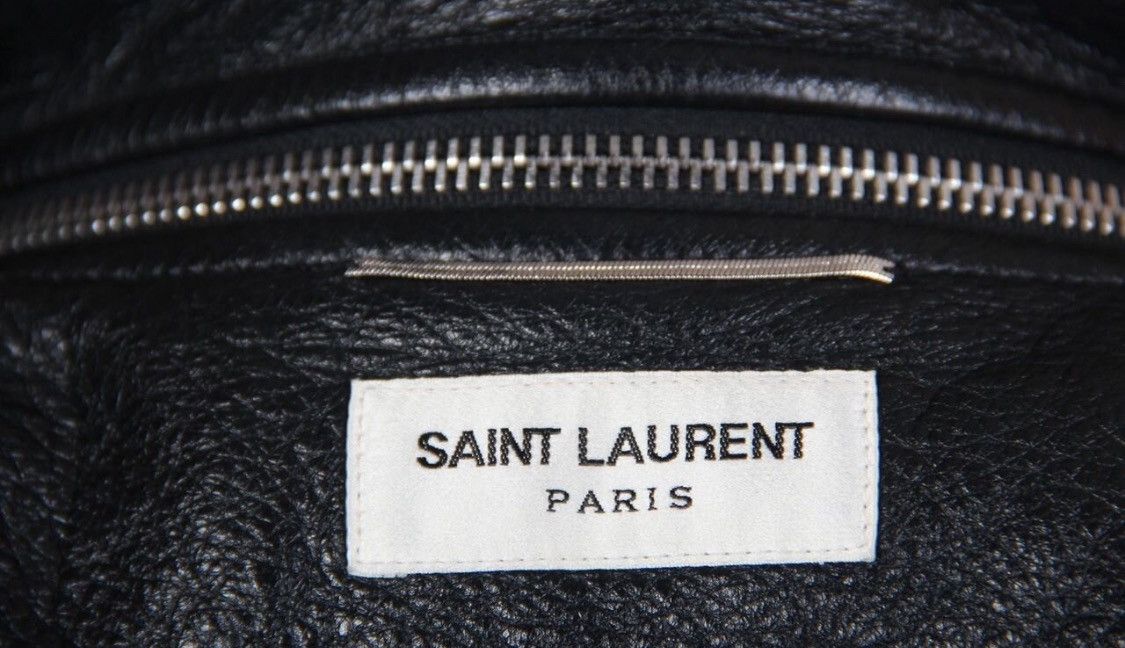 Saint Laurent Paris Saint Laurent Leather Biker All Over Pocket Detail Jacket Size US M / EU 48-50 / 2 - 5 Thumbnail