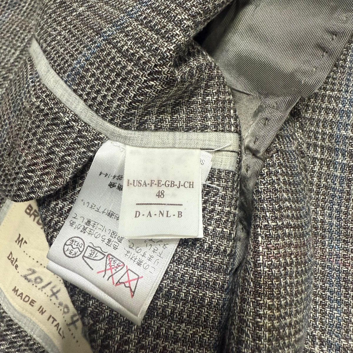 Brunello Cucinelli Brunello Cucinelli Linen Wool Blazer Size 48R - 9 Thumbnail