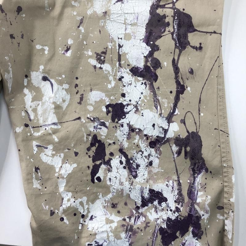 Needles Cropped Pants Paint Design Long Beige Size US 31 - 10 Thumbnail