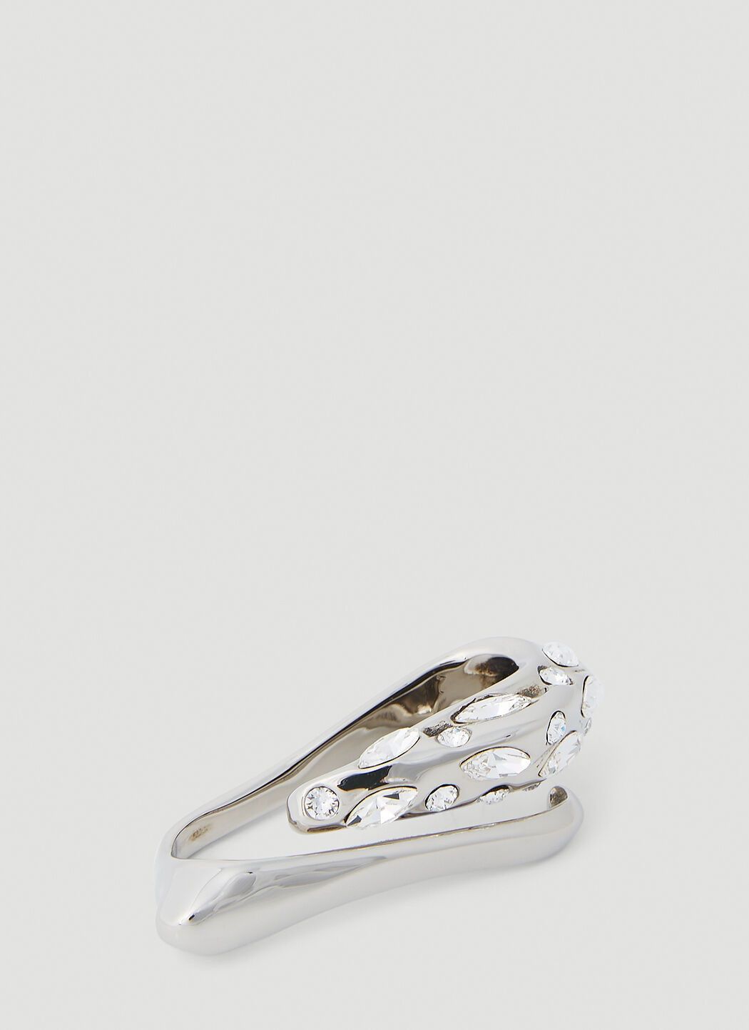 Alexander McQueen o1loc1c0625 Size:Small/ Gaze Ring in Silver Size ONE SIZE - 3 Thumbnail