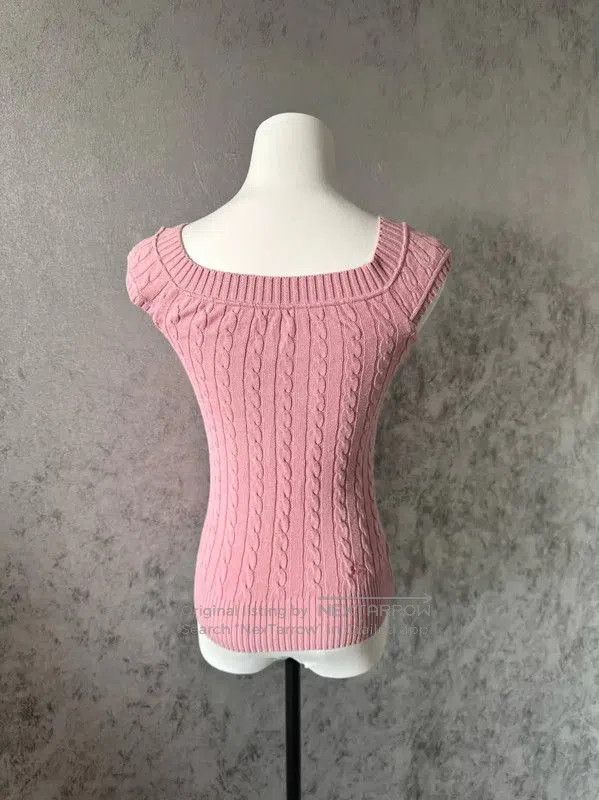 Burberry Burberry Pink Cotton Blend Short Sleeve T-Shirt. Size M / US 6-8 / IT 42-44 - 3 Thumbnail