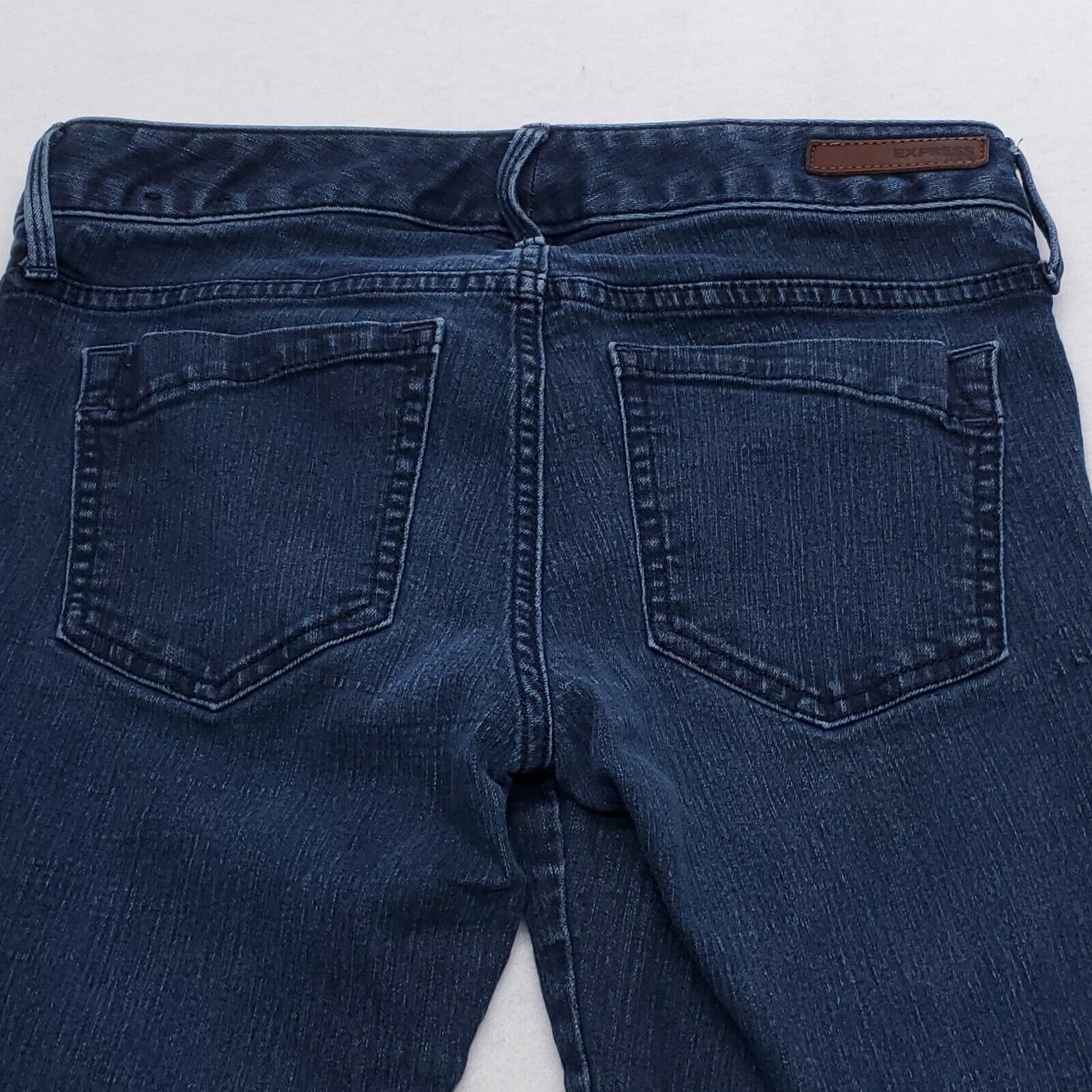Express Express Legging Low Rise Denim Jeans Womens Size 4R Blue Size 30" / US 8 / IT 44 - 8 Thumbnail