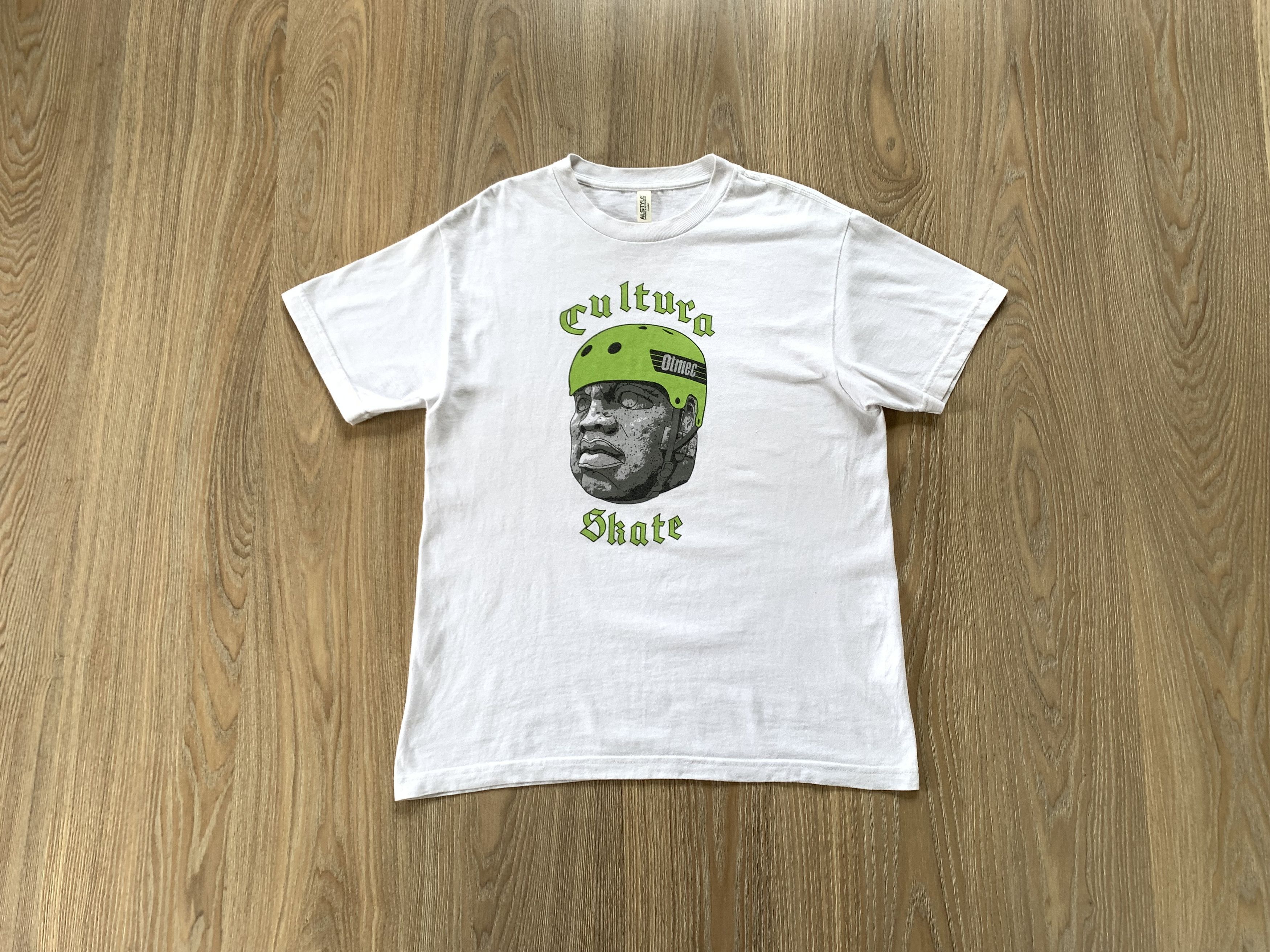 Alstyle Alstyle Cultura Skate White Print T-Shirt Size US S / EU 44-46 / 1 - 9 Thumbnail