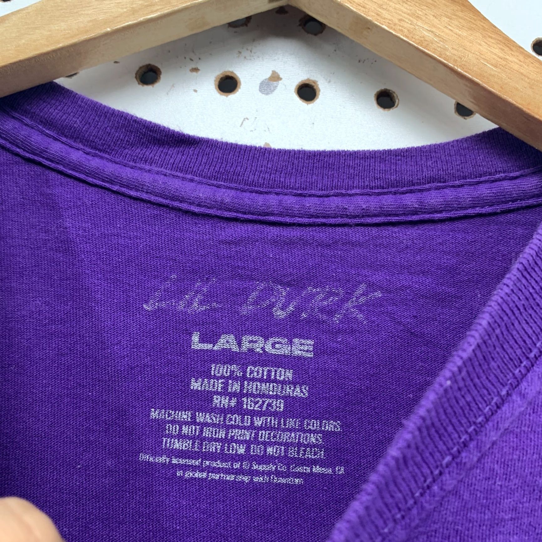 Vintage Lil Durk Graphic Print T-Shirt Mens Large Purple Hip Hop 2020 Size US L / EU 52-54 / 3 - 4 Thumbnail