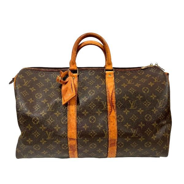 Louis Vuitton Louis Vuitton Louis Vuitton Monogram Boston Bag Textile Travel Bag M41418 DUTY FREE for USA Size ONE SIZE - 1 Thumbnail
