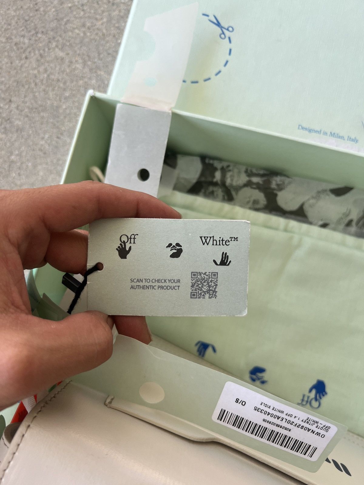 Off-White OFF-WHITE 1.4 Violet Jitney Quote "SALARY INSIDE" Bag Size ONE SIZE - 8 Thumbnail