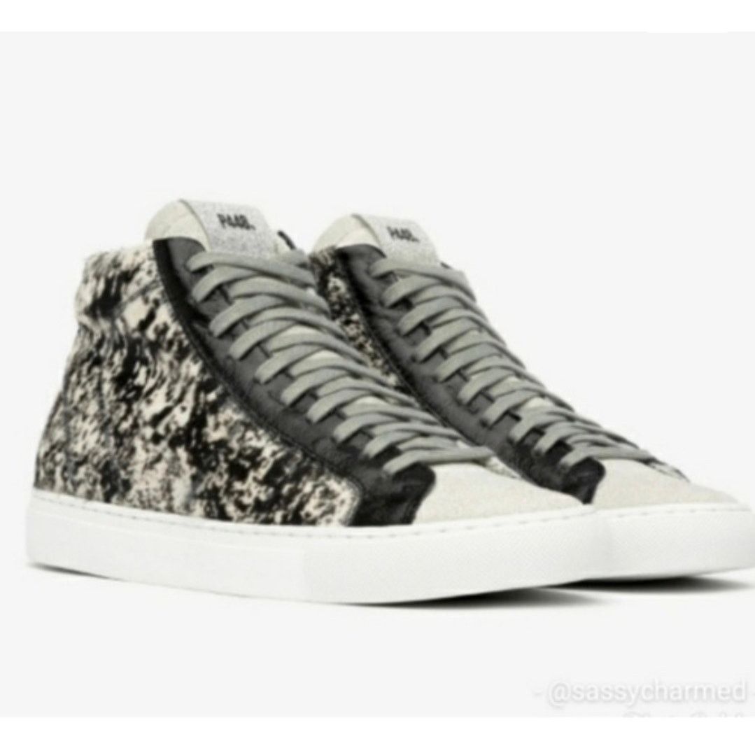 P448 P448 Calf Hair High Top Sneakers Cow Softy Size 39 Size US 8.5 / IT 38.5 - 1 Thumbnail