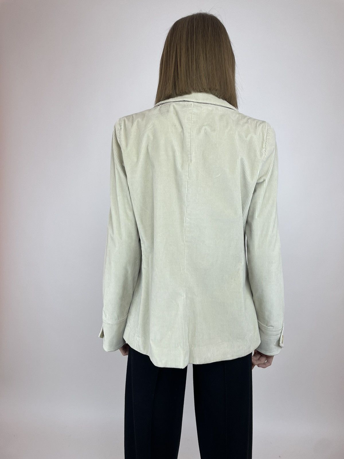 Armani Collezioni Armani Collezioni Light Brown Corduroy Blazer Jacket Italy Size L / US 10 / IT 46 - 5 Thumbnail