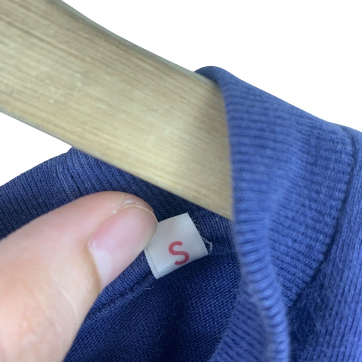 Blue Blue Japan × Japanese Brand × Vintage Vintage 90s BLUE BLUE small logo printed tee Size US S / EU 44-46 / 1 - 10 Thumbnail